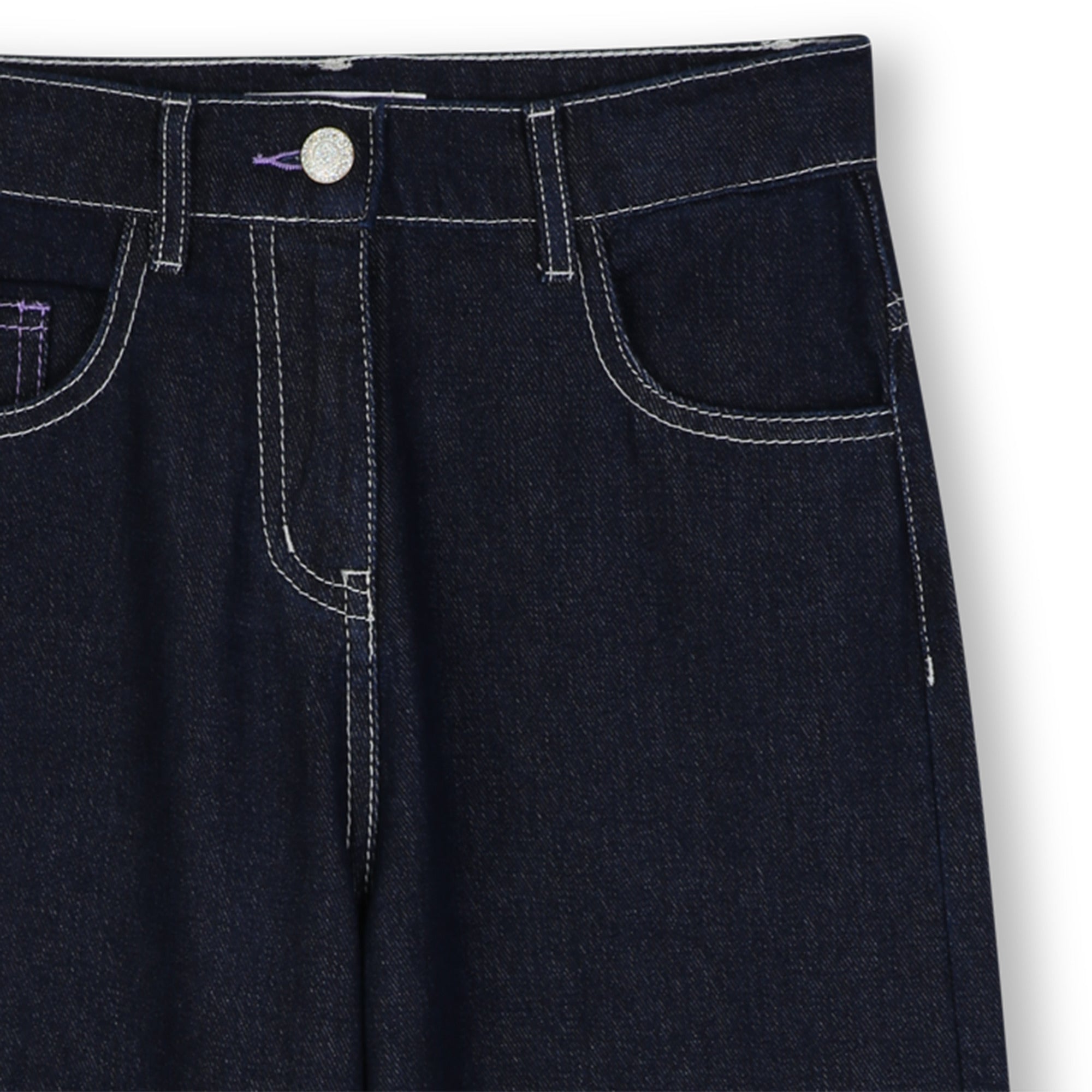 Junior Wide Leg Denim Pant