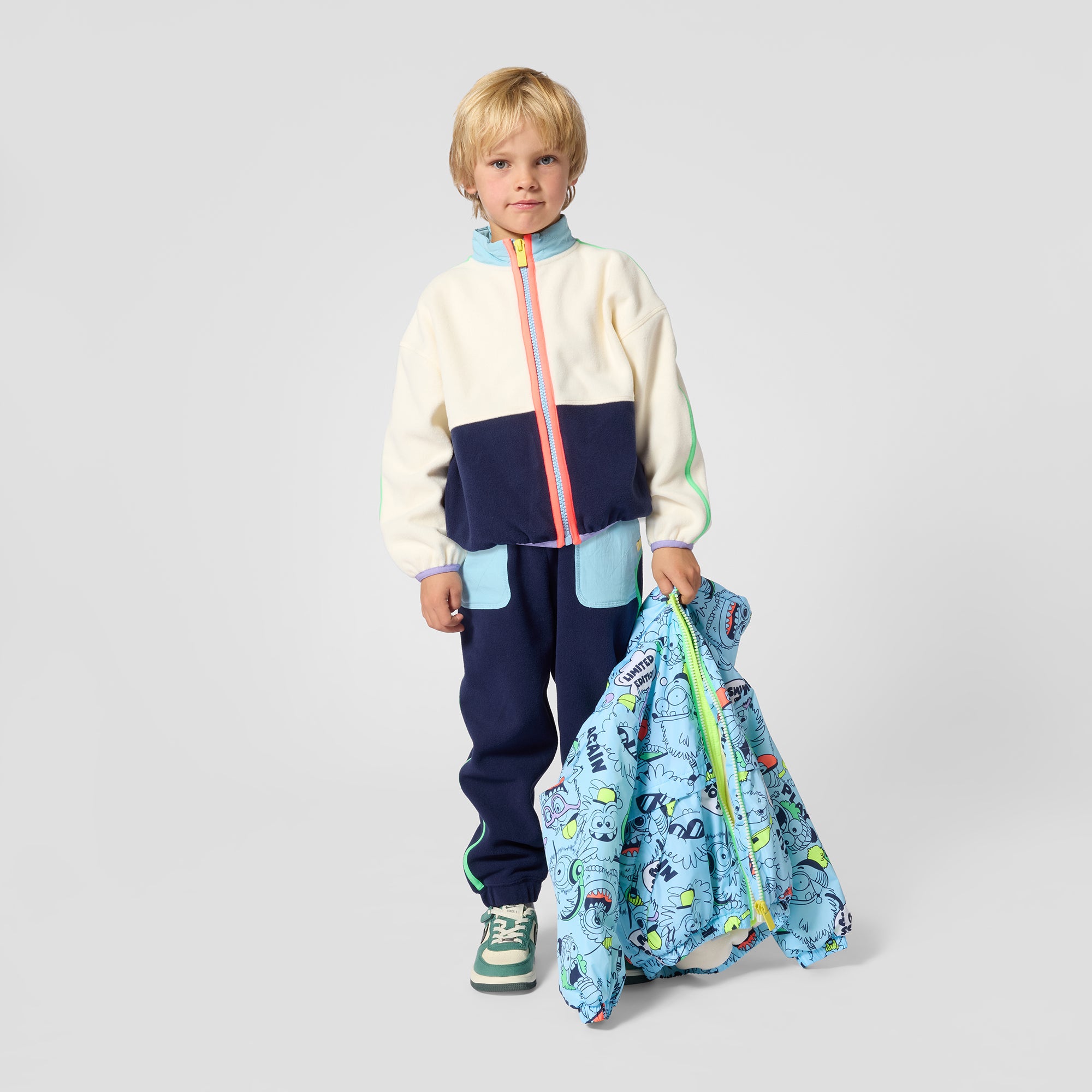 Boys Polar Fleece Zip up Sweatshirt