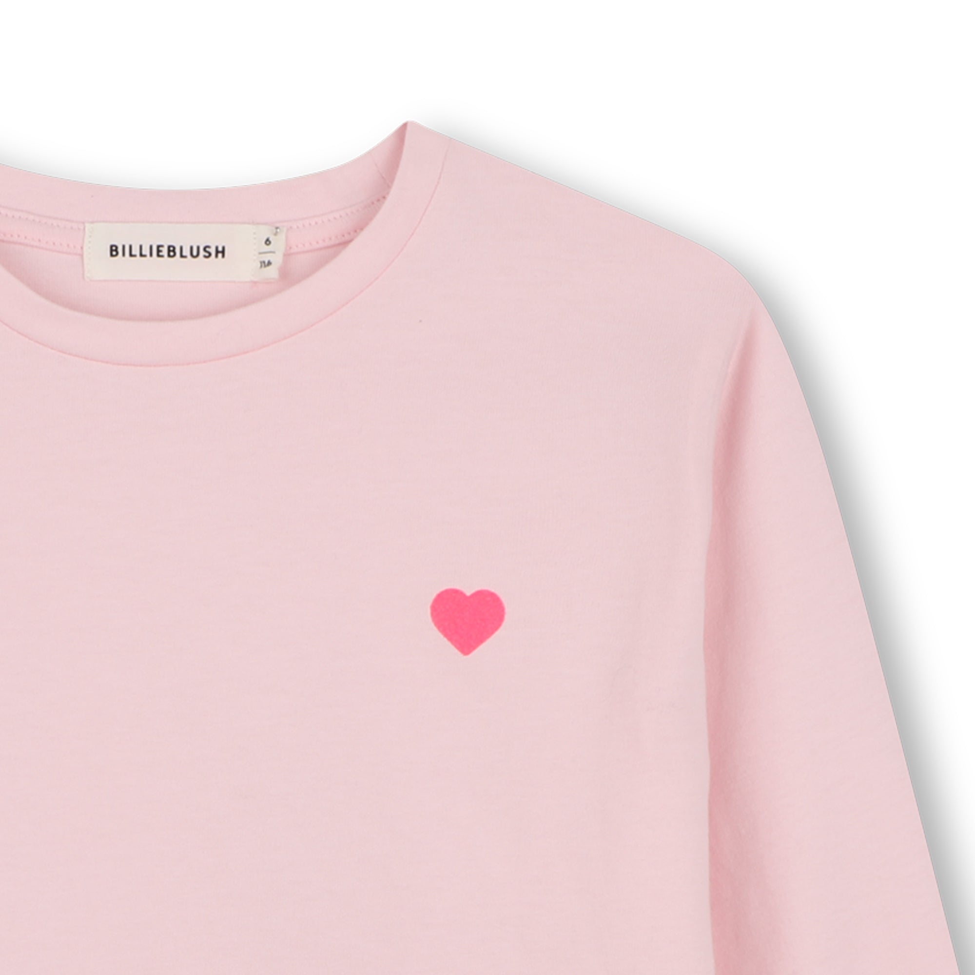 Girls LS Tee with mesh cuff