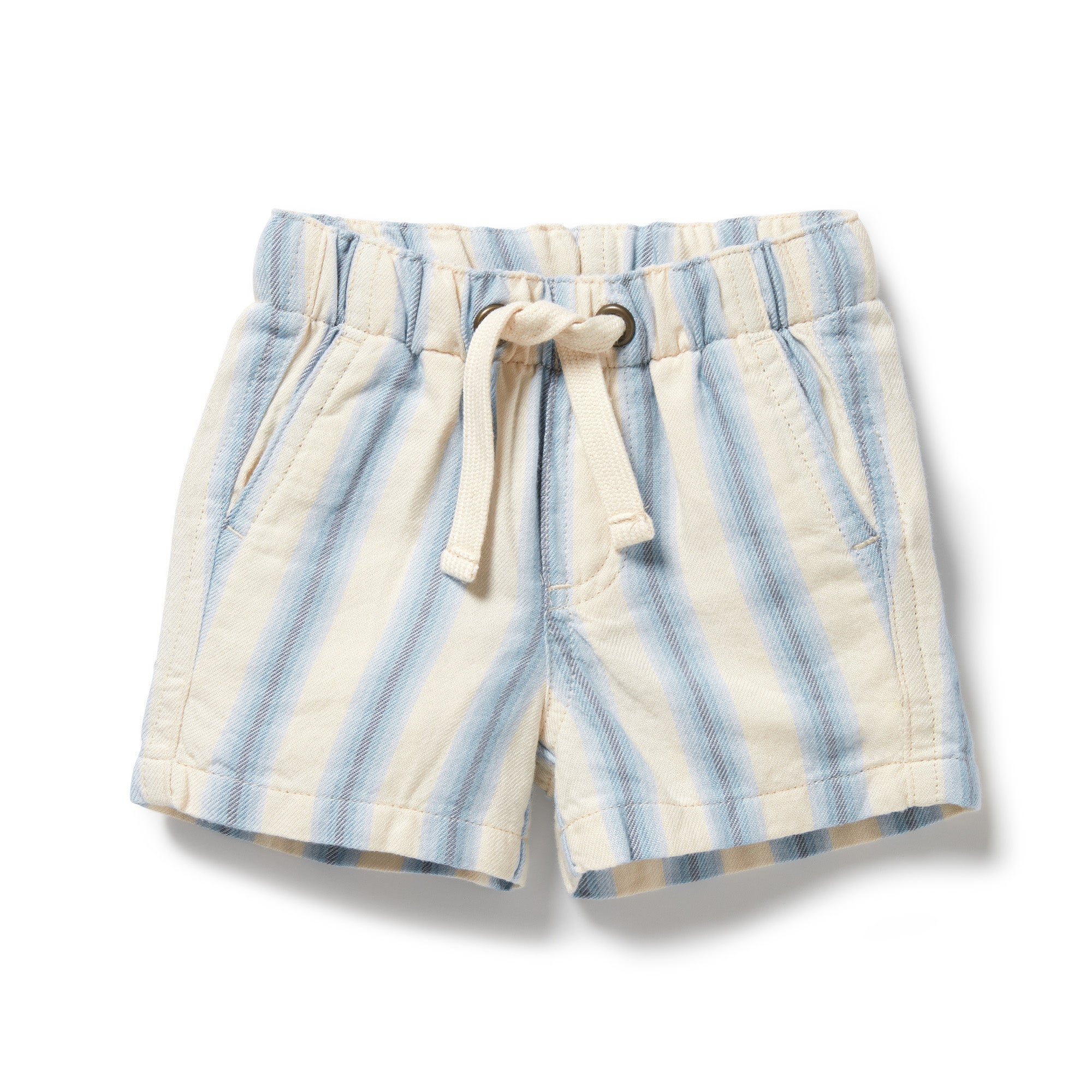 Deep Blue Stripe Organic Short