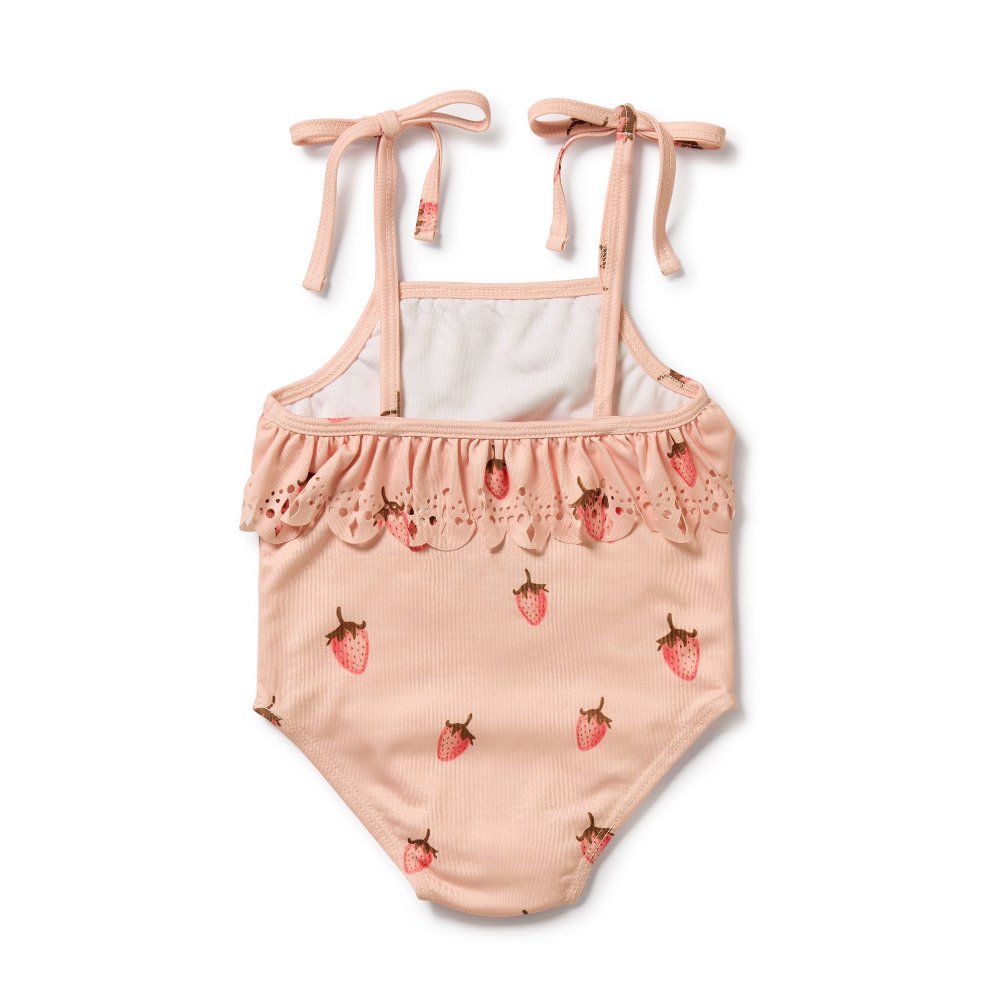 Strawberry Kisses Cutwork Swimsuit