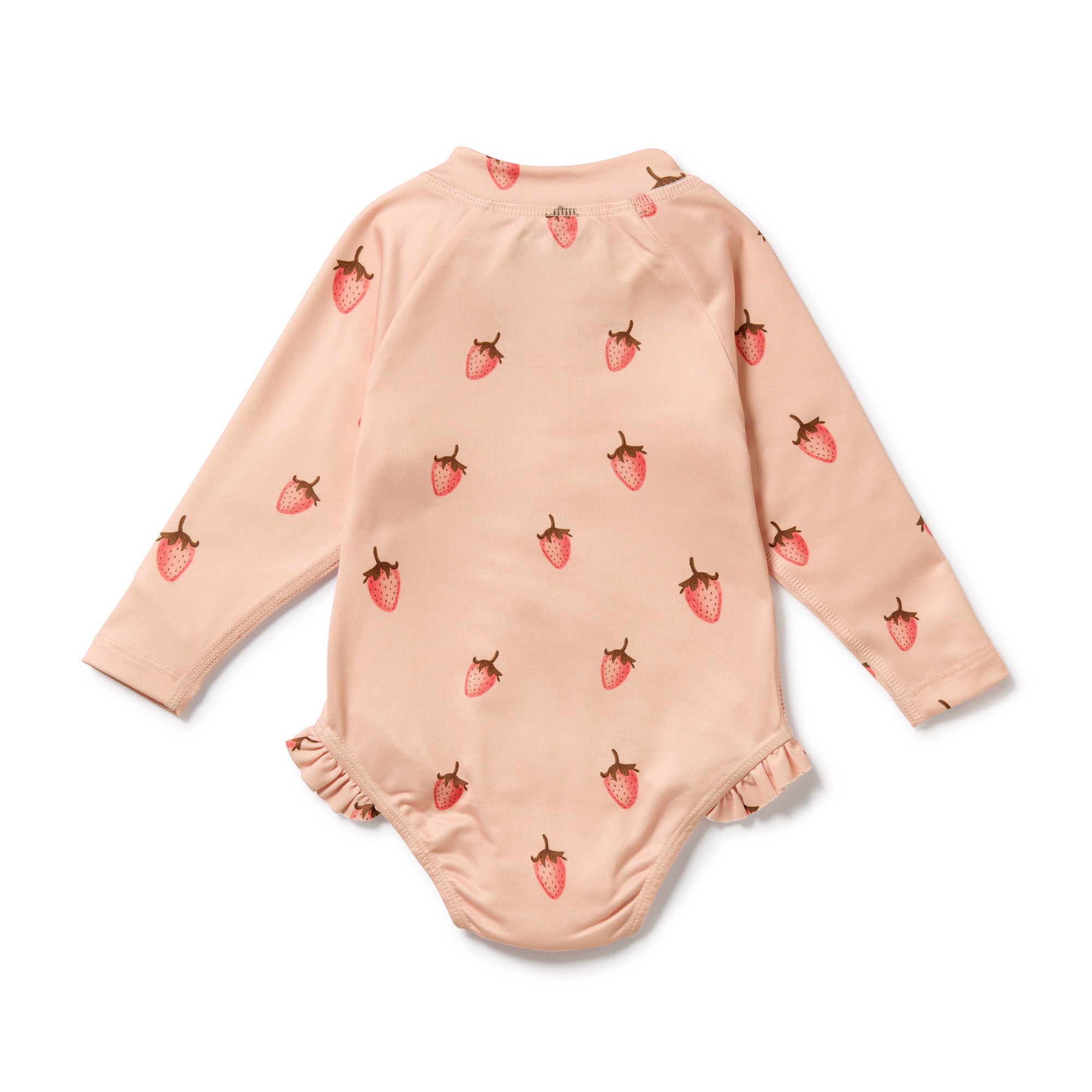 Strawberry Kisses Long Sleeved Swimsuit