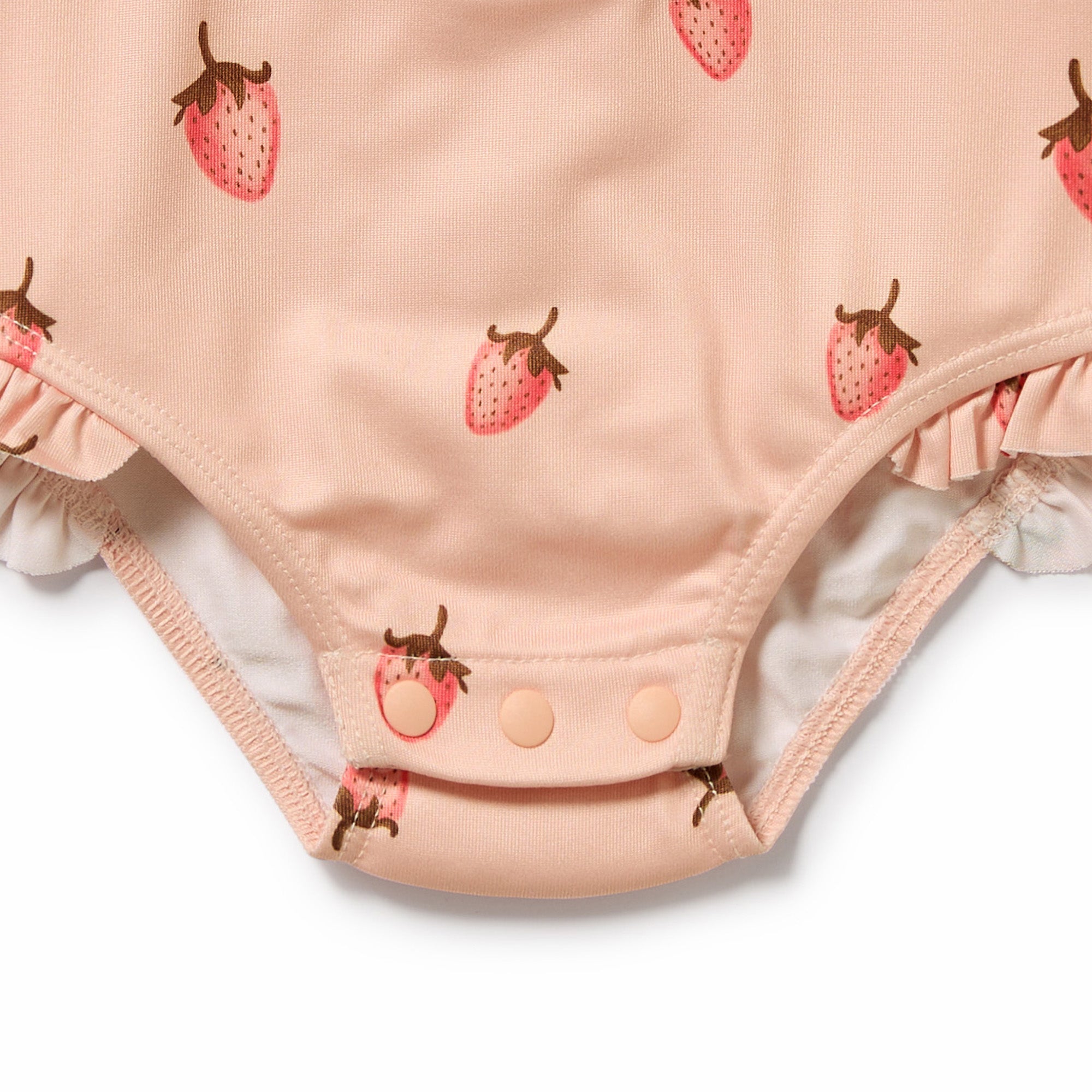 Strawberry Kisses Long Sleeved Swimsuit