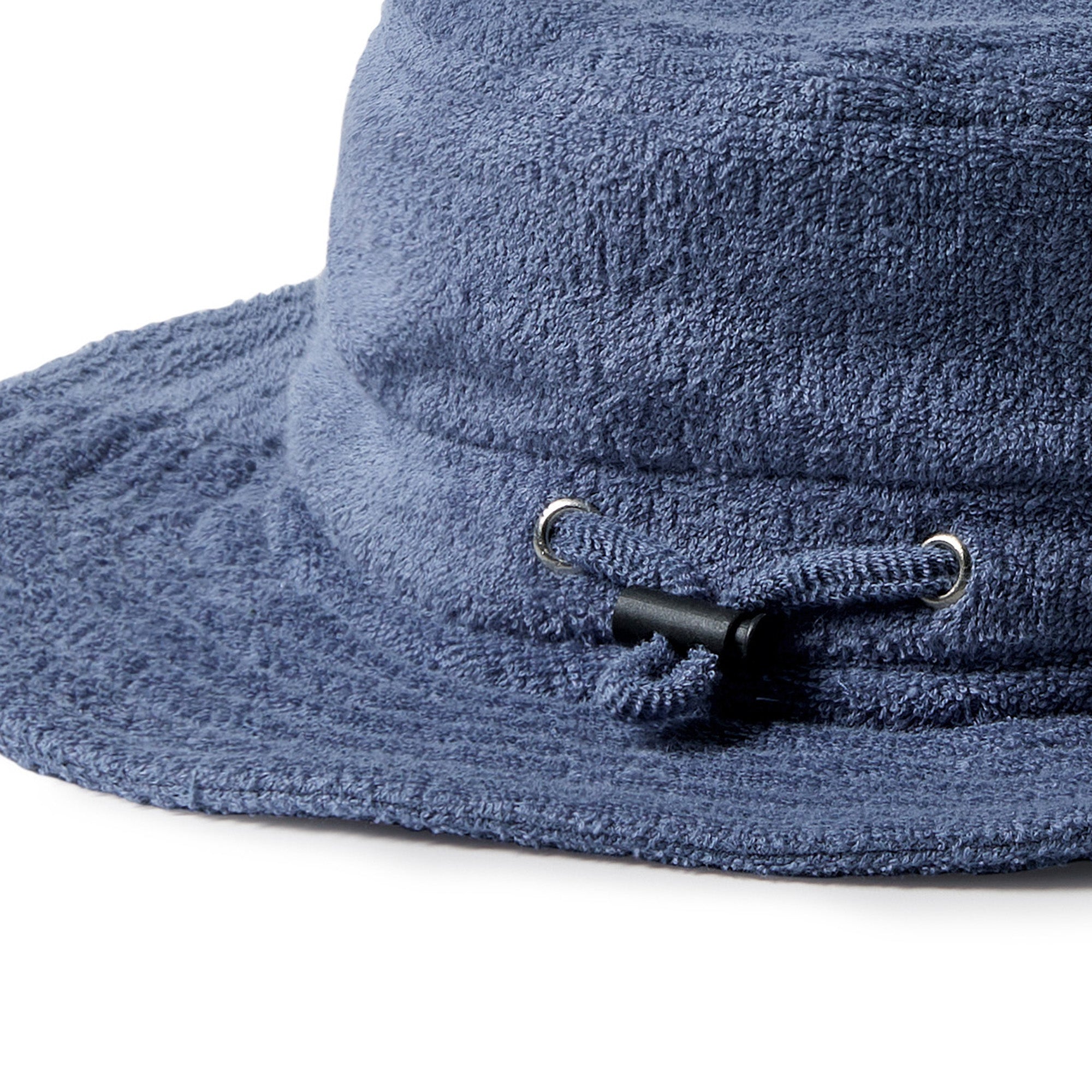 Deep Blue Organic Terry Sun Hat