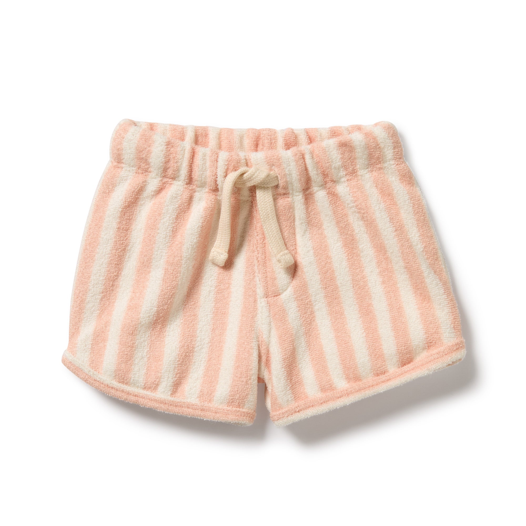 Strawberry Wave Organic Terry Tie Short