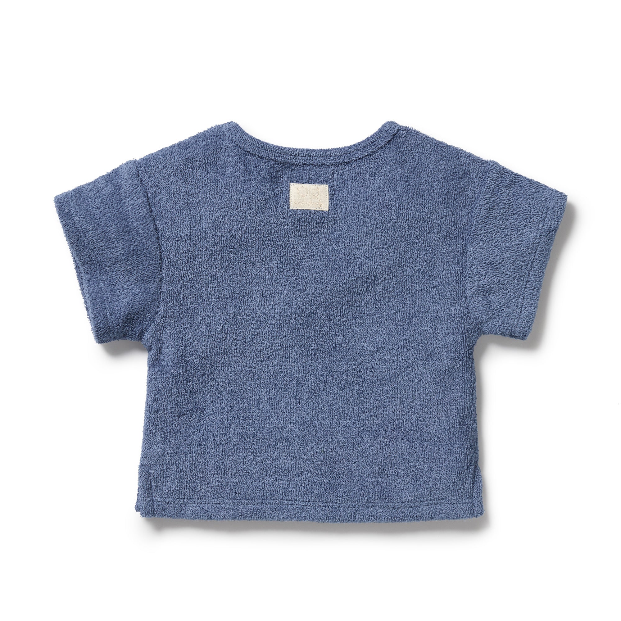 Deep Blue Organic Terry Tee