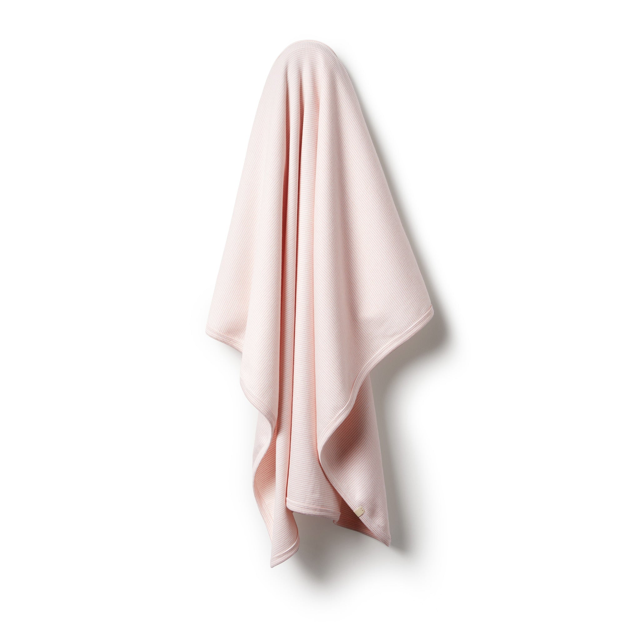Organic Stripe Rib Bunny Rug-Canteloup