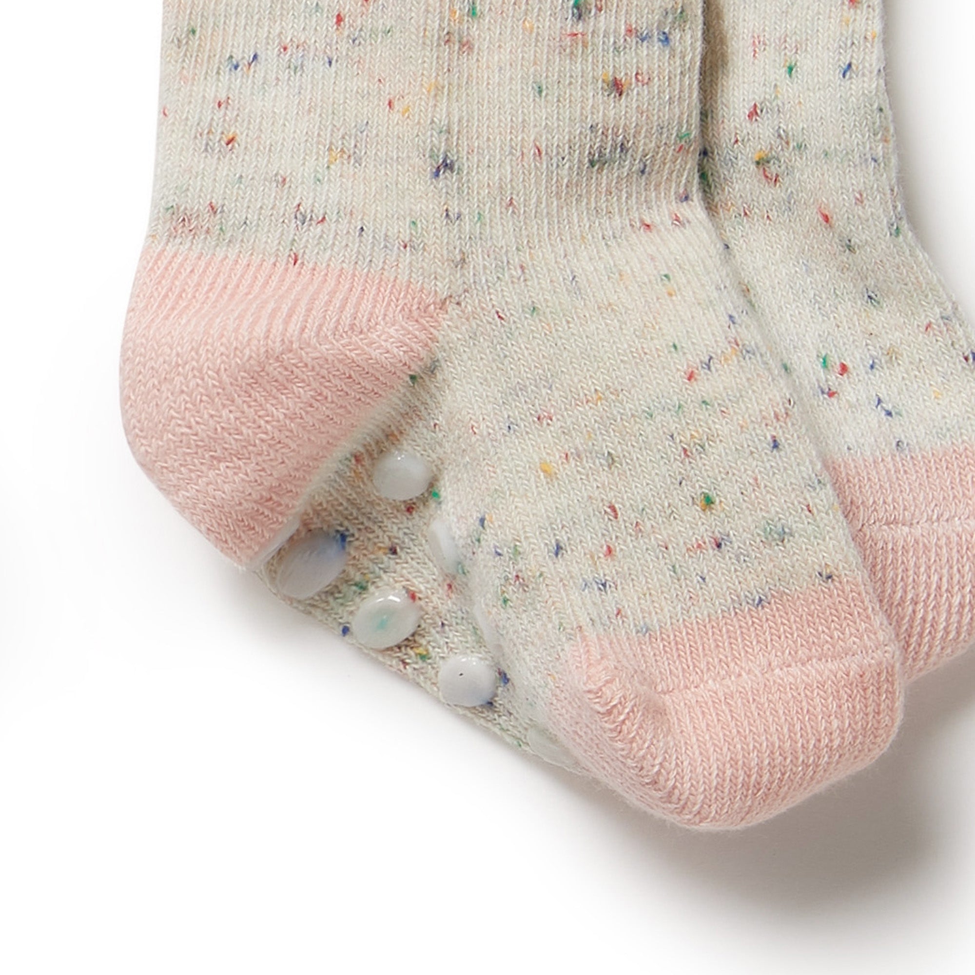 Organic 3 Pack Baby Socks - Cantaloupe