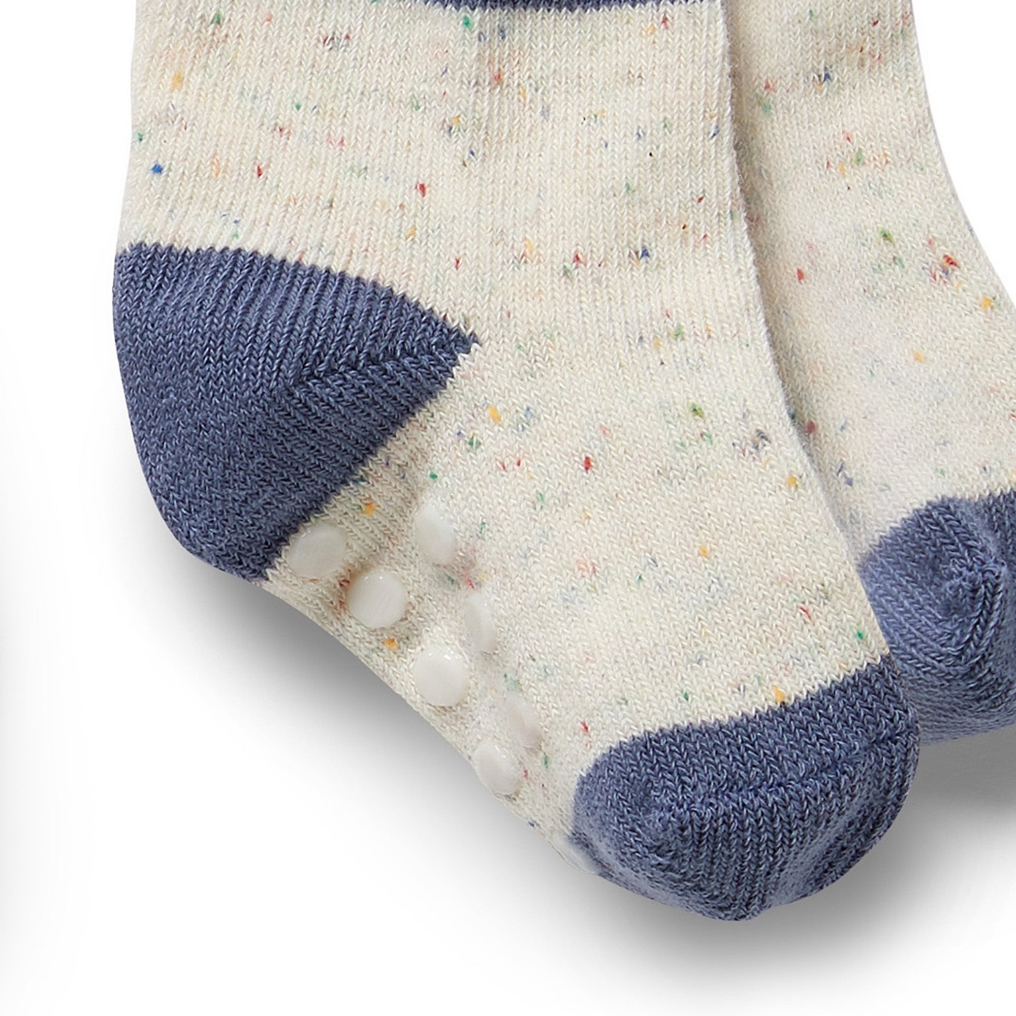 Organic 3 Pack Baby Socks - Rain Drop