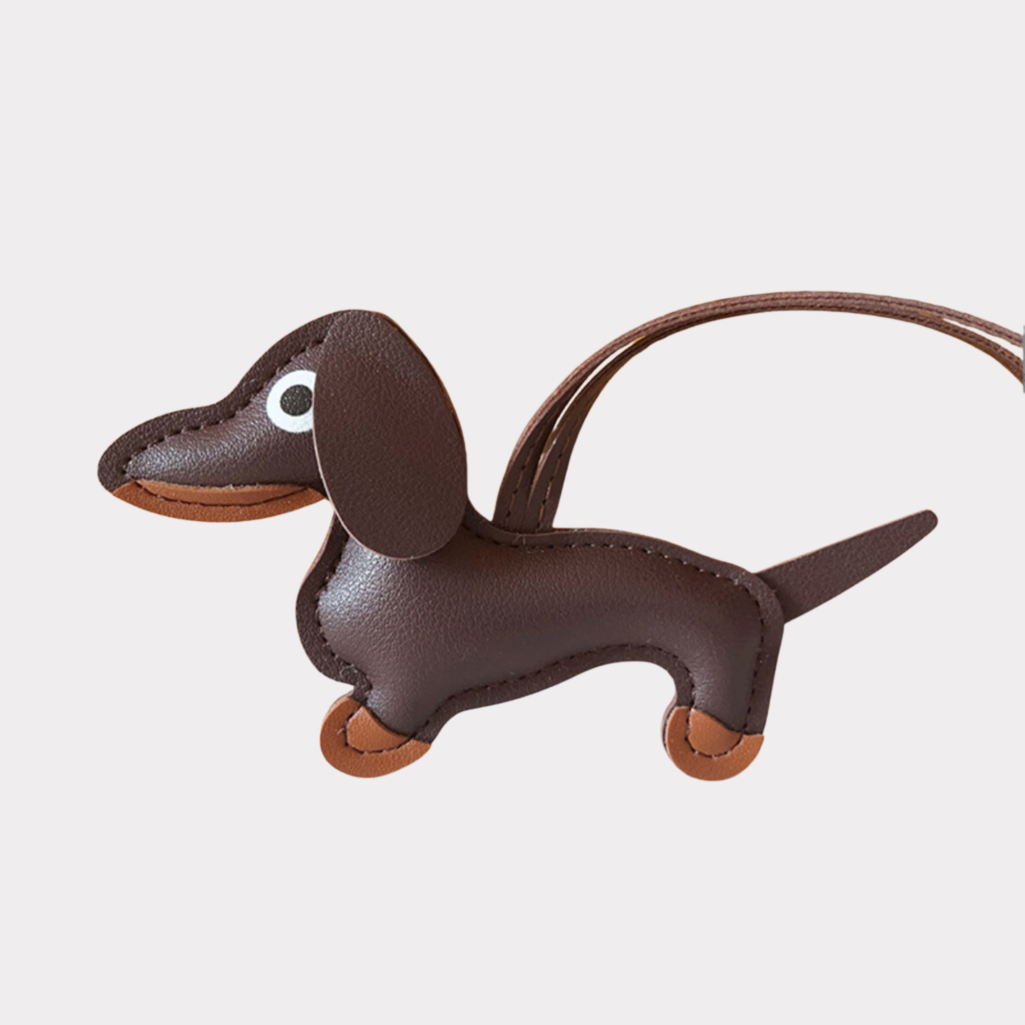 DrifWoo - Dachshund Leather Bag Charm – Adorable Dog Charm for Bags