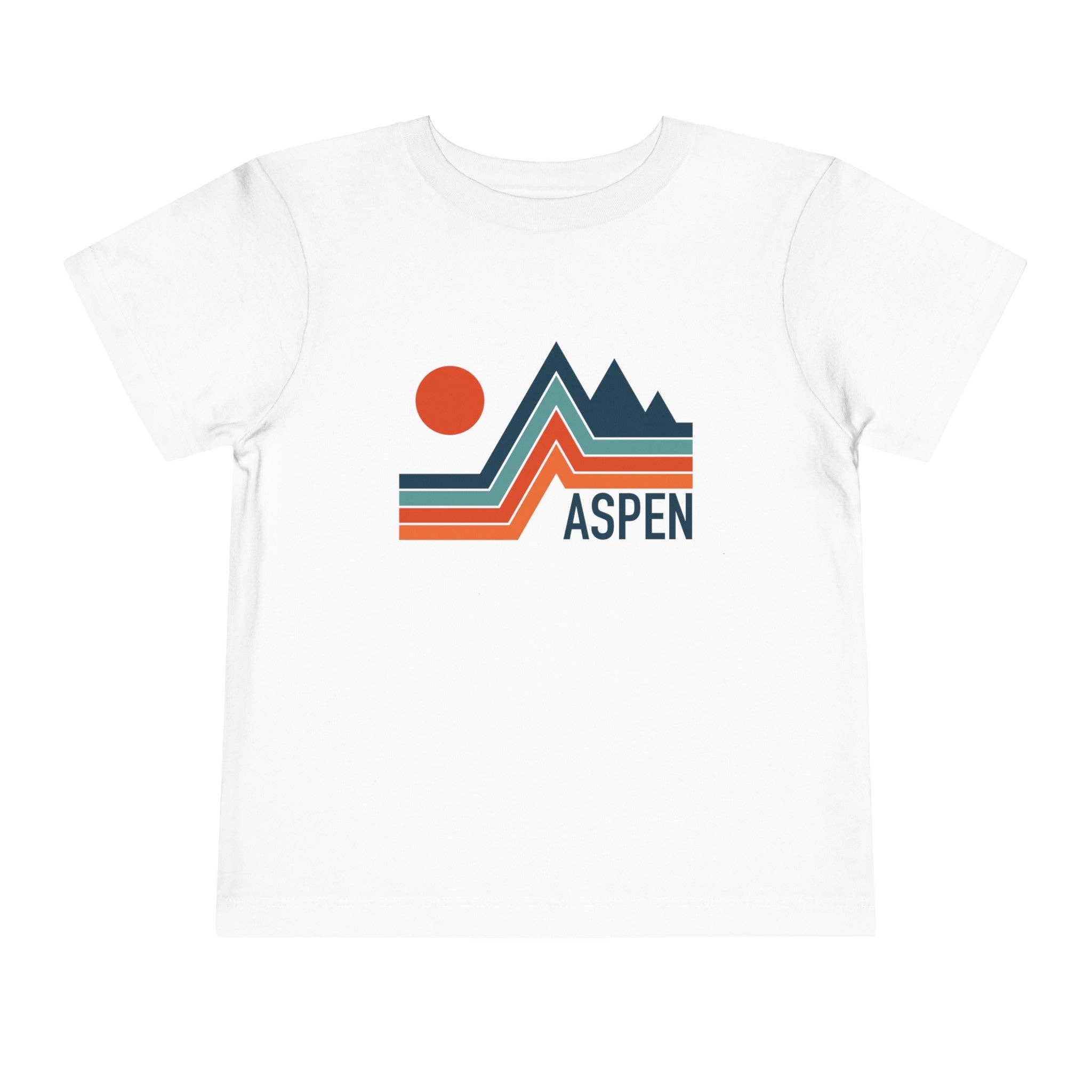 Hey Mountains - Aspen, Colorado Toddler T-Shirt - Retro Graphic Tee