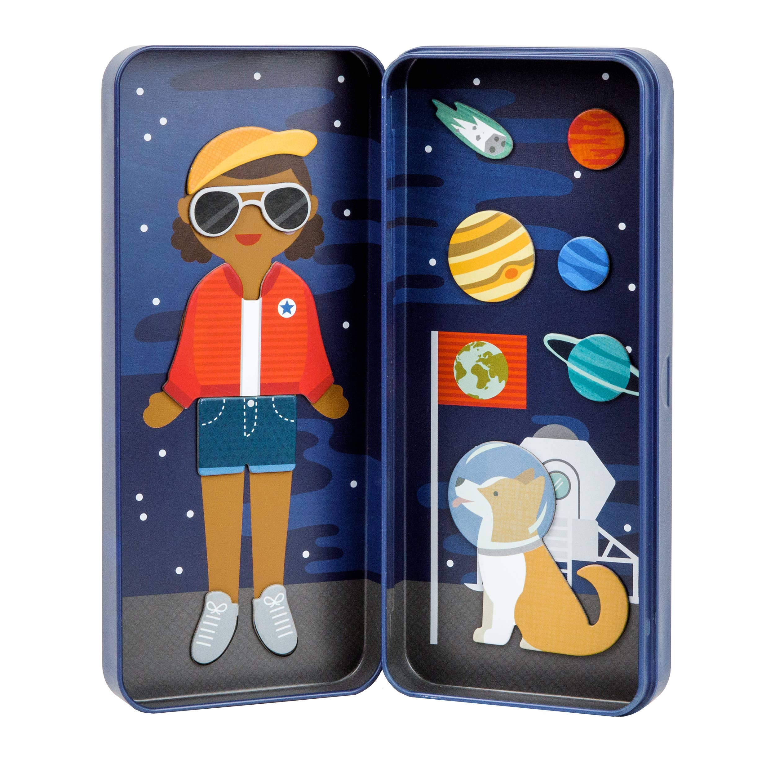 Chronicle Books - Space Bound Shine Bright Magnetic Play Set