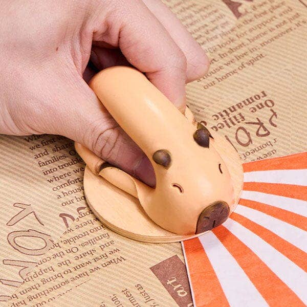 Showcase - SqueezeSquad Taba Deluxe Premium Silicone Squishy Fidget Toy - Capybara