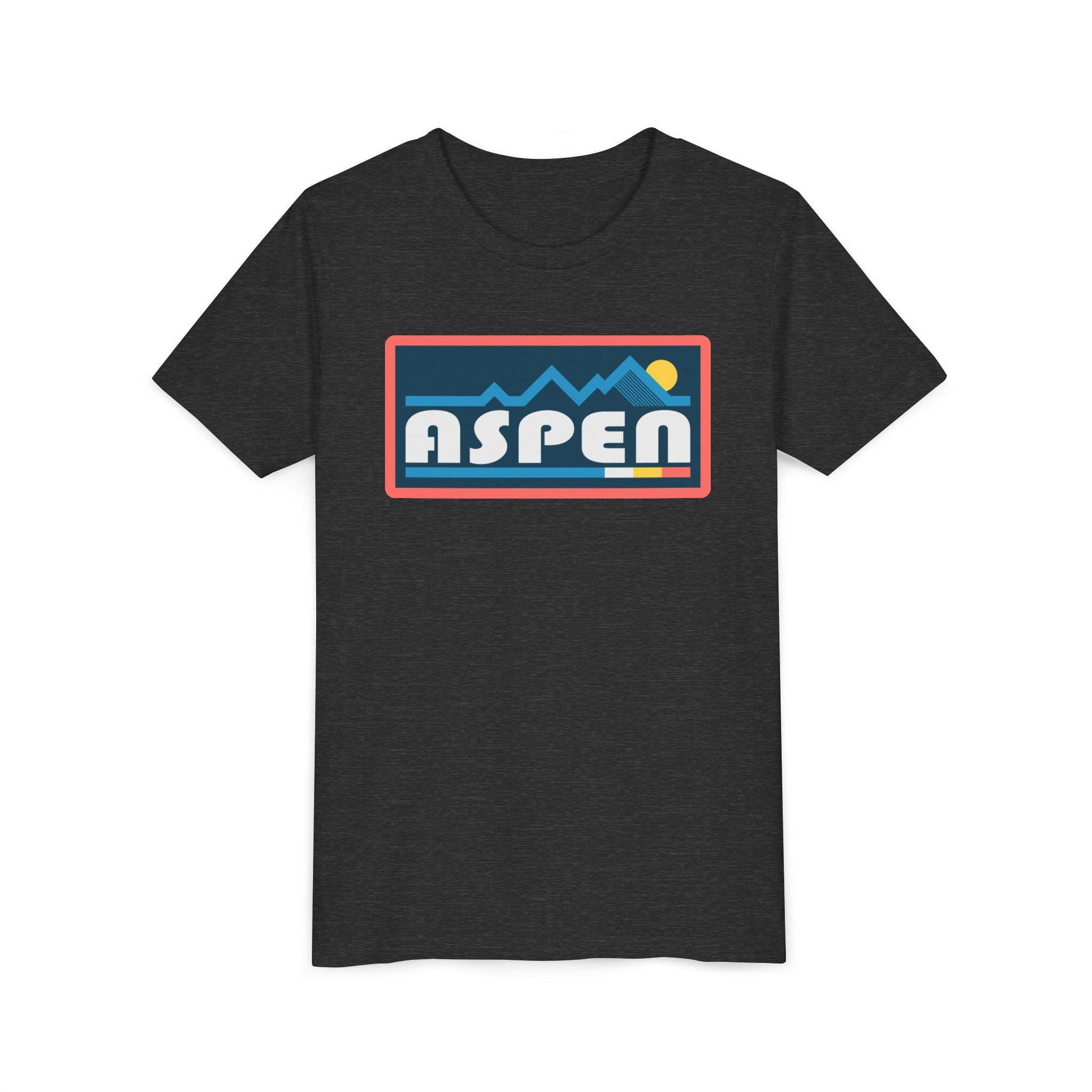 Hey Mountains - Aspen, Colorado Youth Graphic Tee - Kids Aspen T Shirt