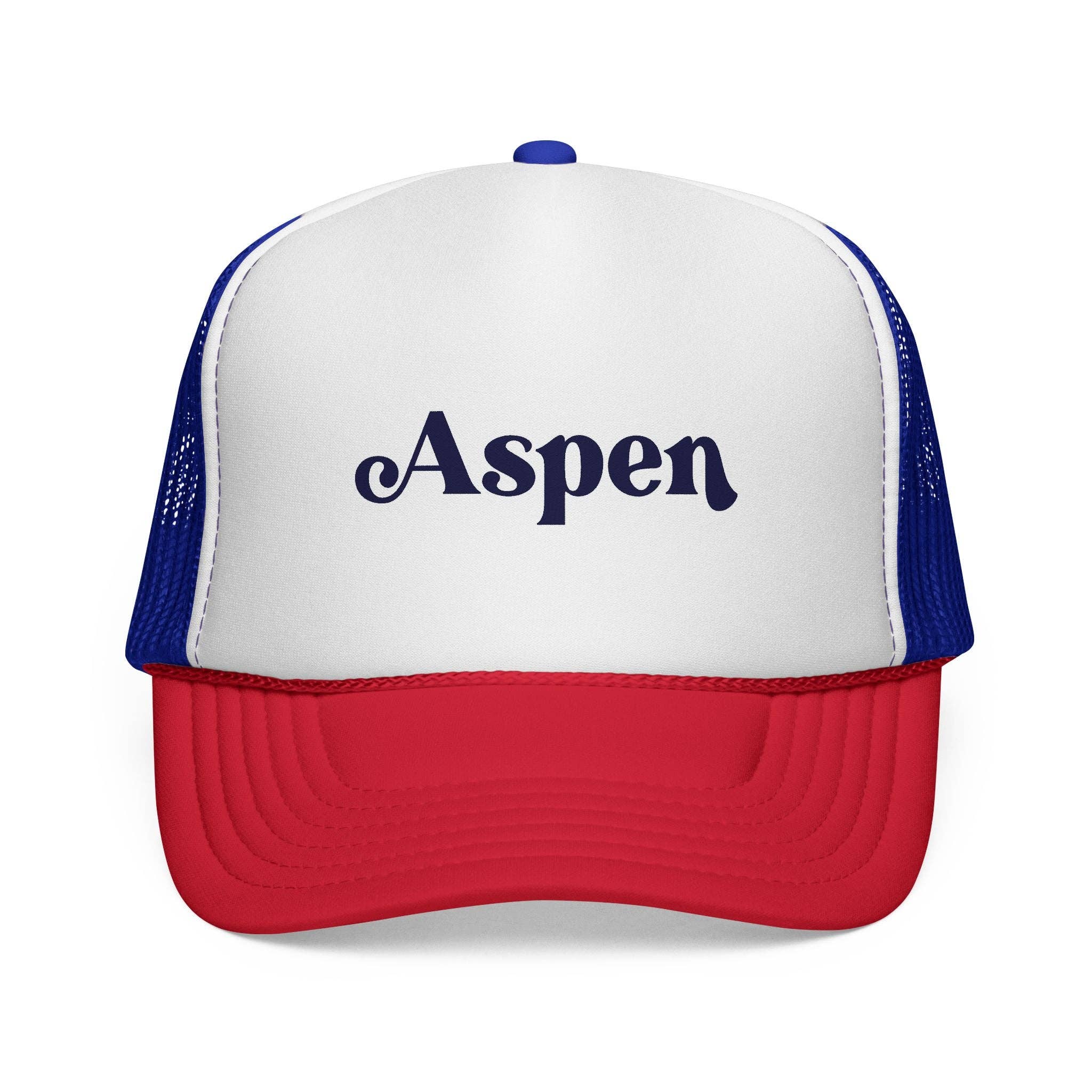 Hey Mountains - Aspen, Colorado Retro Trucker Hat