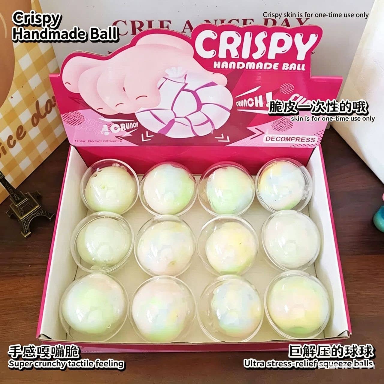 Think Sweet - Cotton Candy Crispy Crunch Squishy Ball