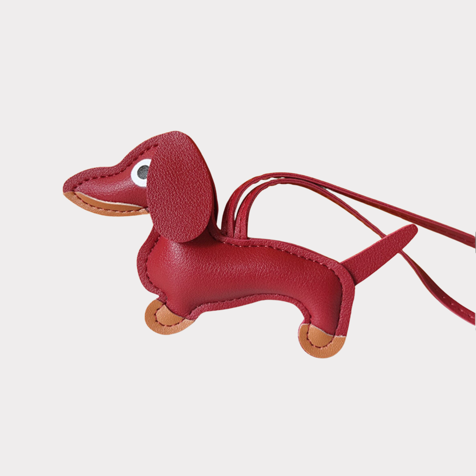 DrifWoo - Dachshund Leather Bag Charm – Adorable Dog Charm for Bags