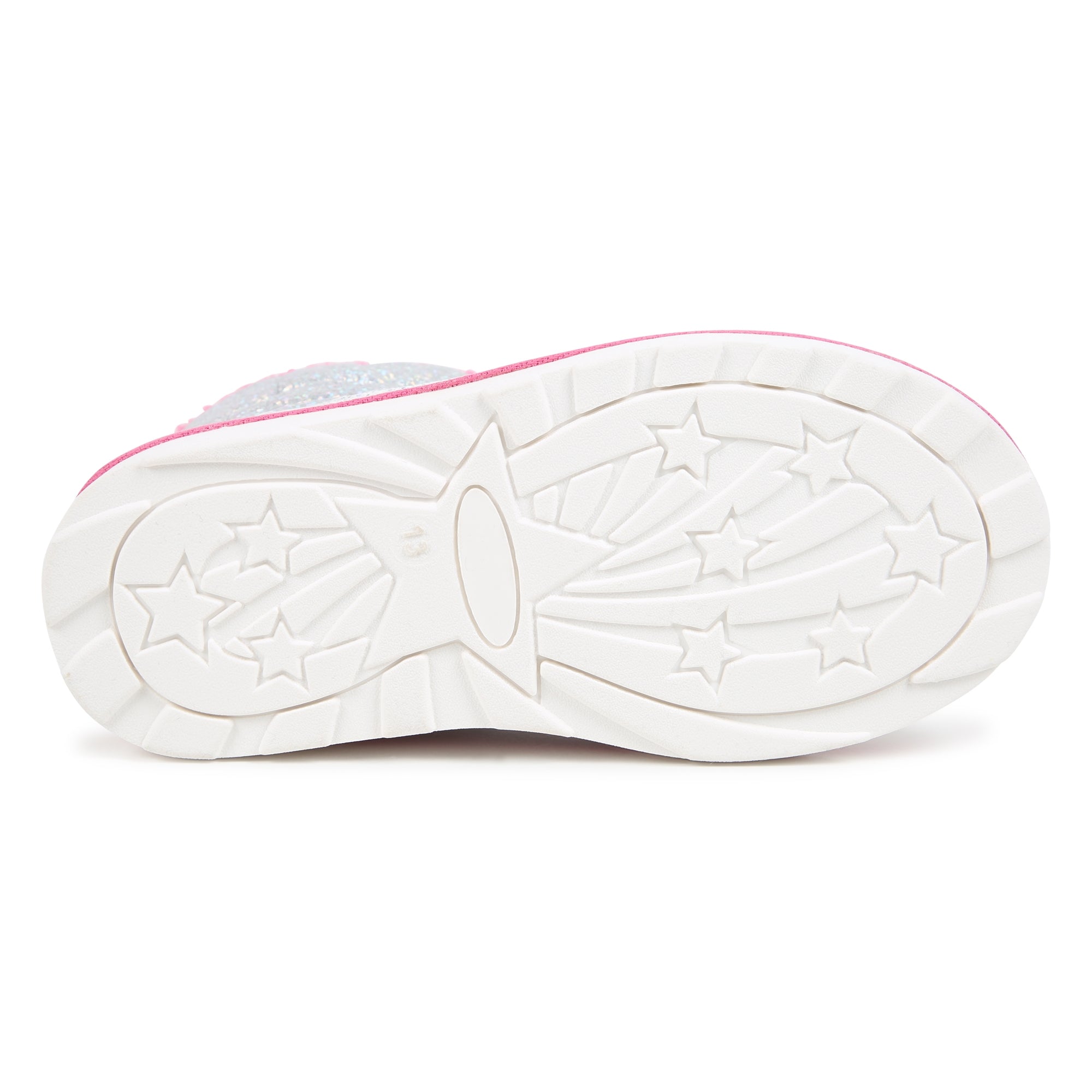 Iridescent Quilted Snow Boots