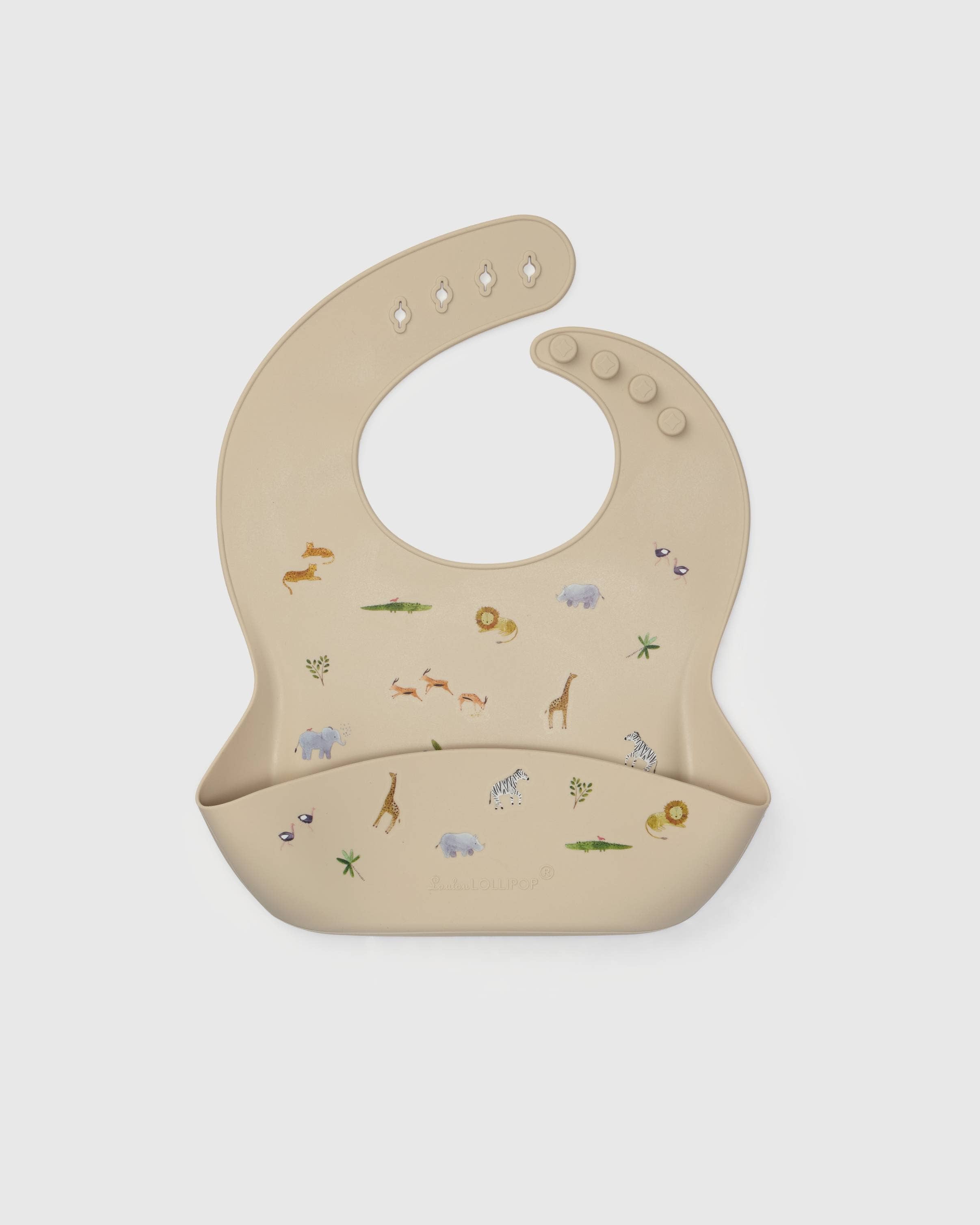 Loulou Lollipop - Silicone Bib Printed