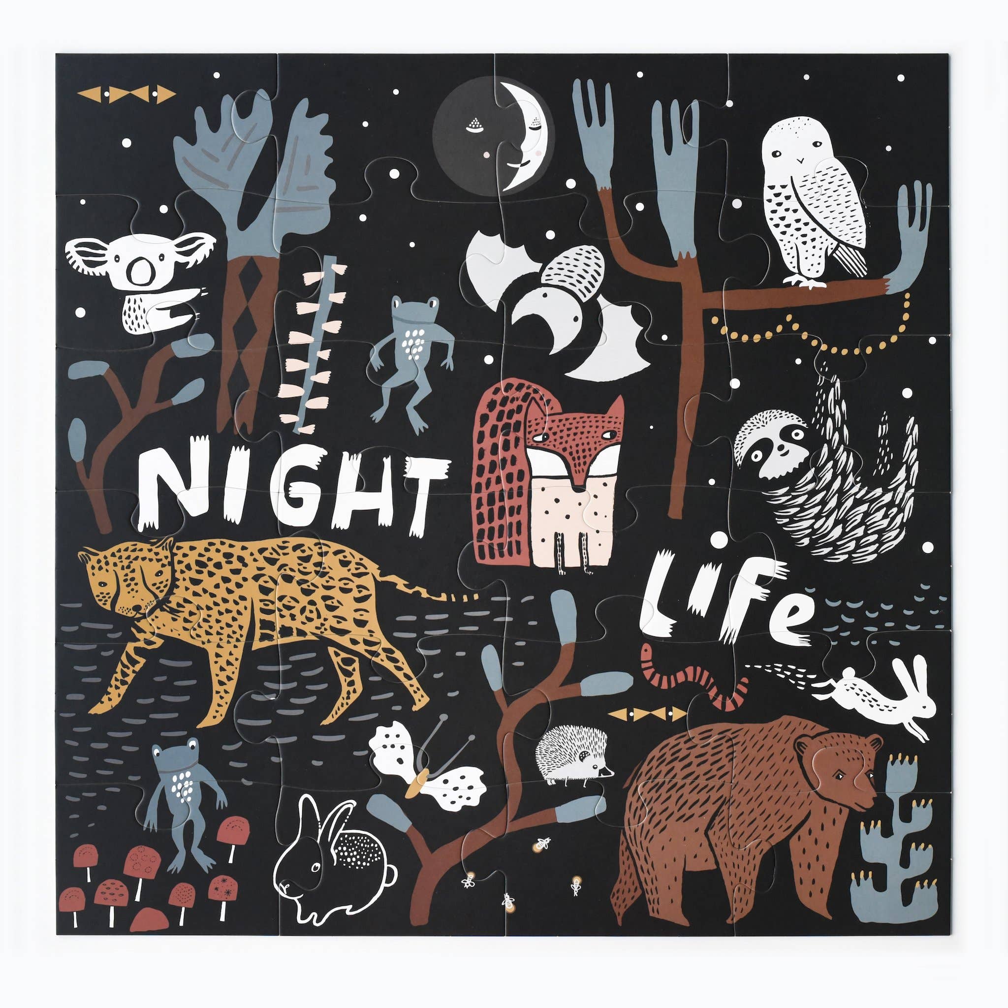 Wee Gallery - Night Life Floor Puzzle