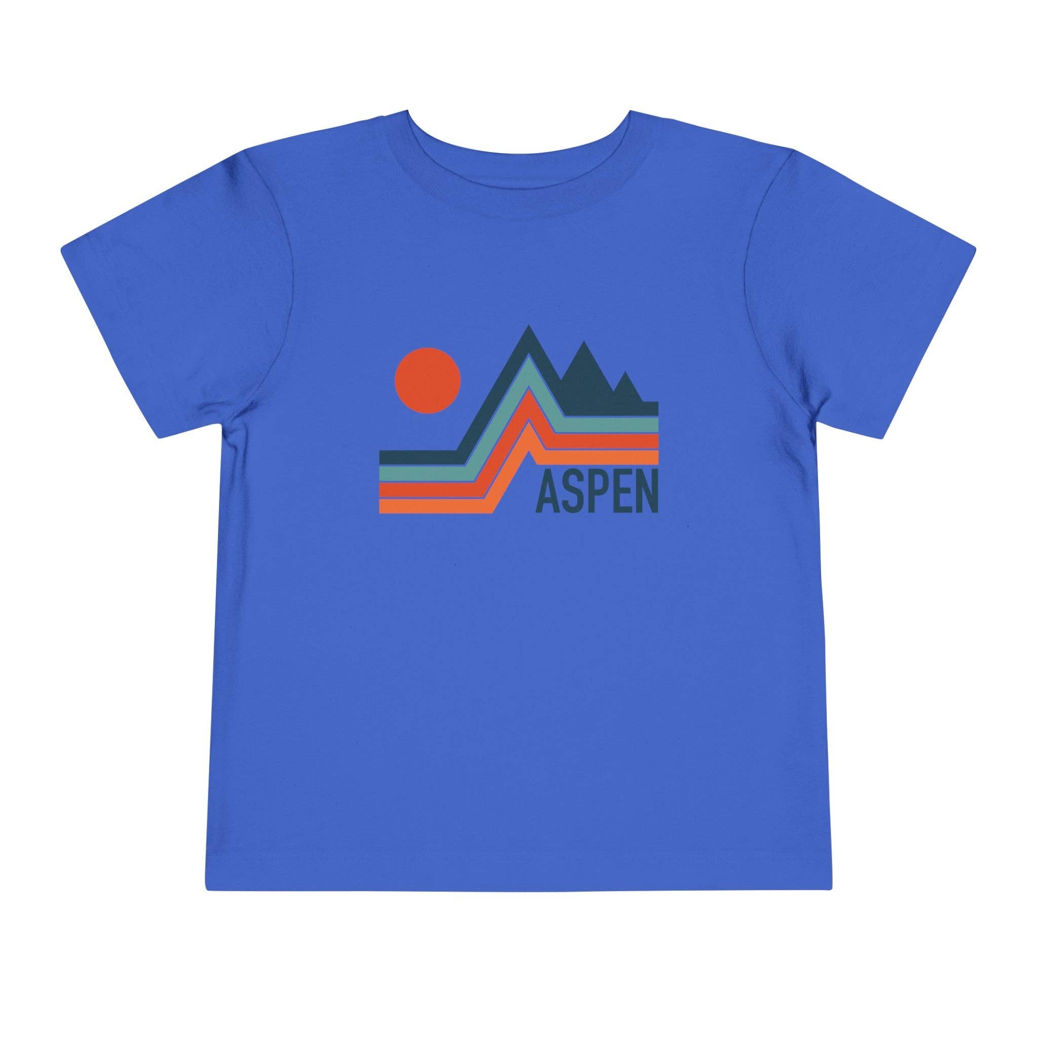 Hey Mountains - Aspen, Colorado Toddler T-Shirt - Retro Graphic Tee