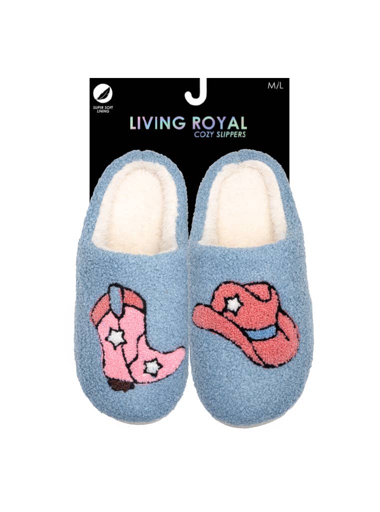 Living Royal - Indoor / Outdoor Slippers - Kids - Smiling Daisies - White