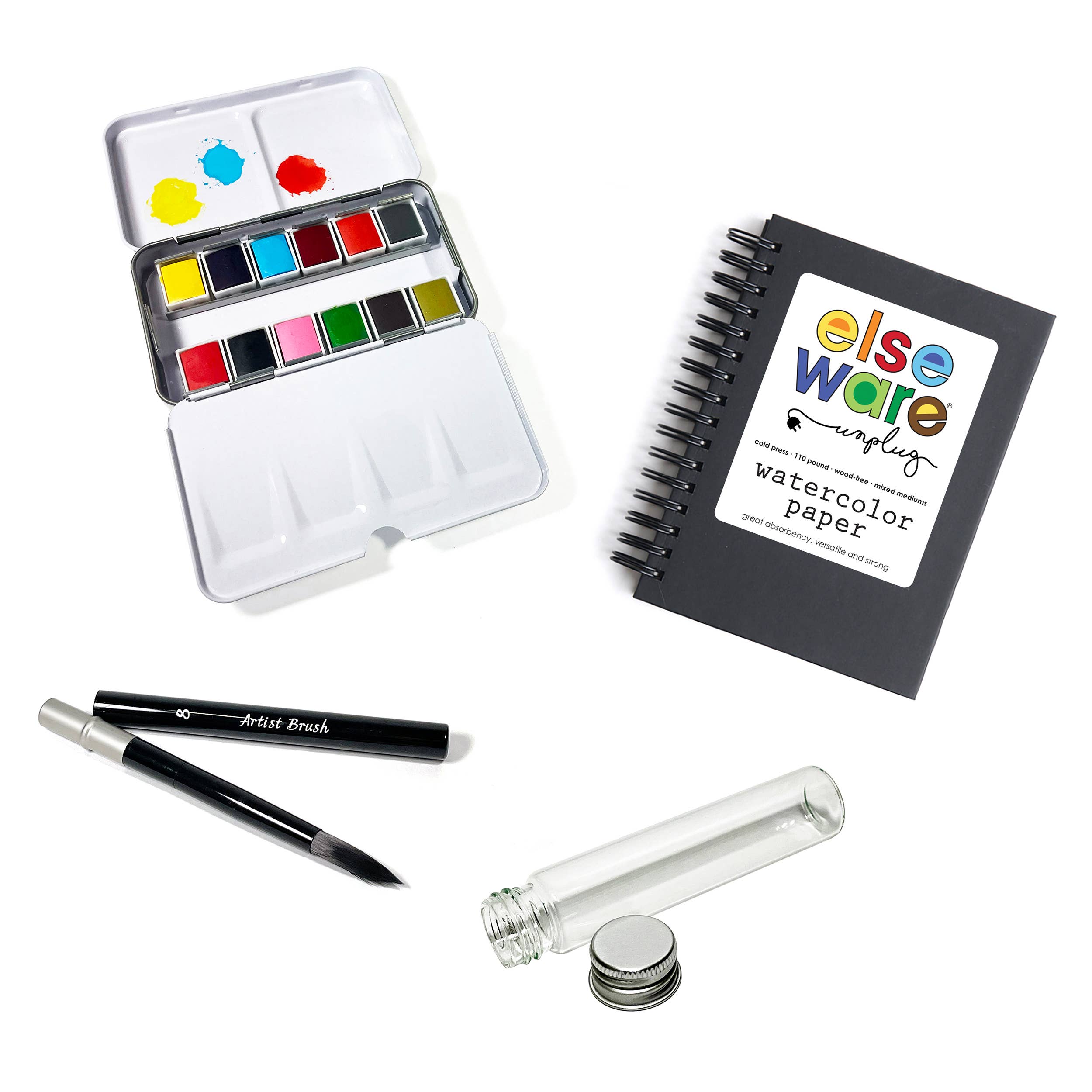 elseware unplug / eco-kids - Watercolors To Go Kit