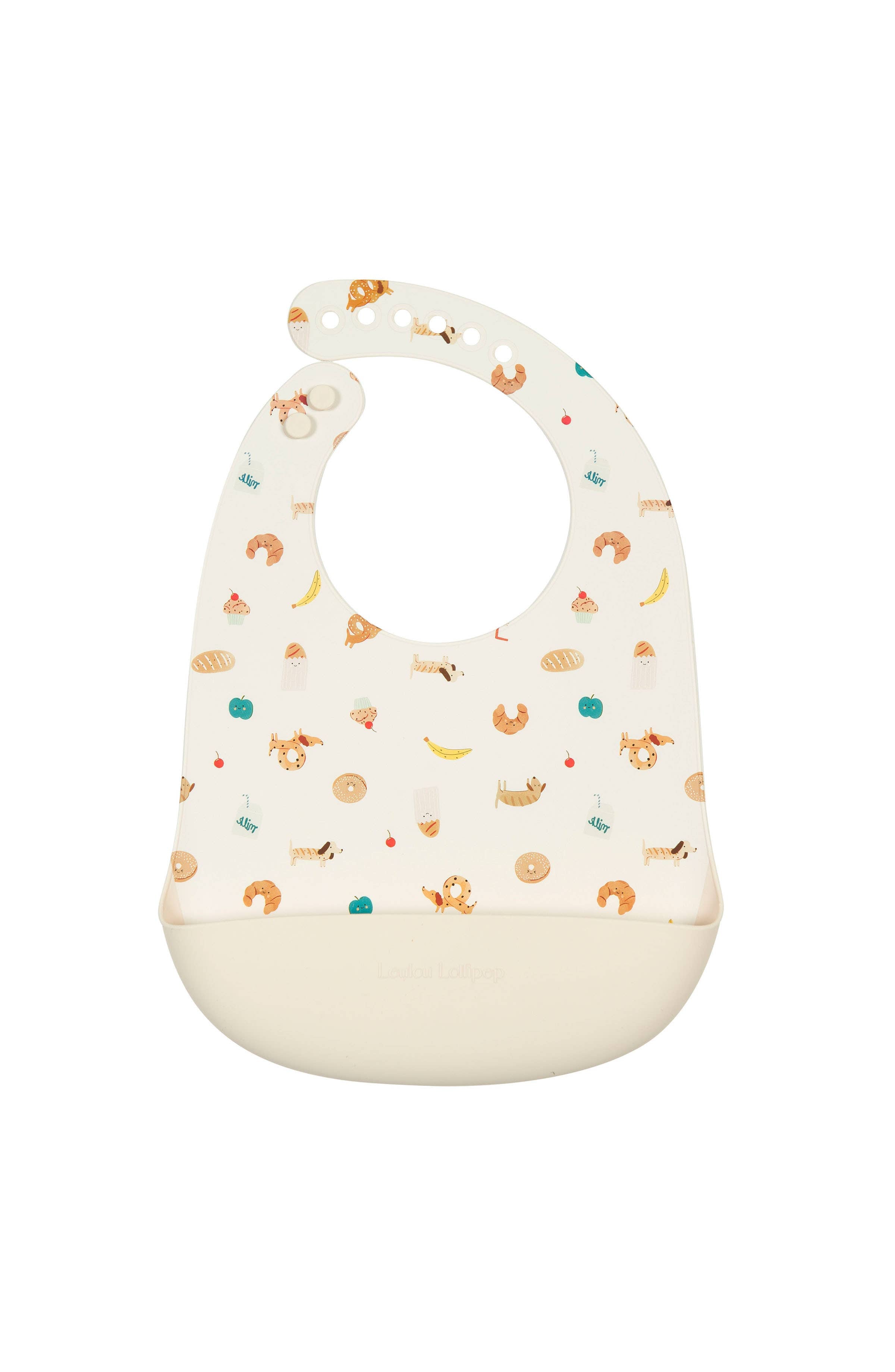 Loulou Lollipop - Silicone Bib Printed