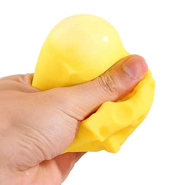 Showcase - Cheese Cube Slow-Rise Squishy Fidget Toy (1pc)