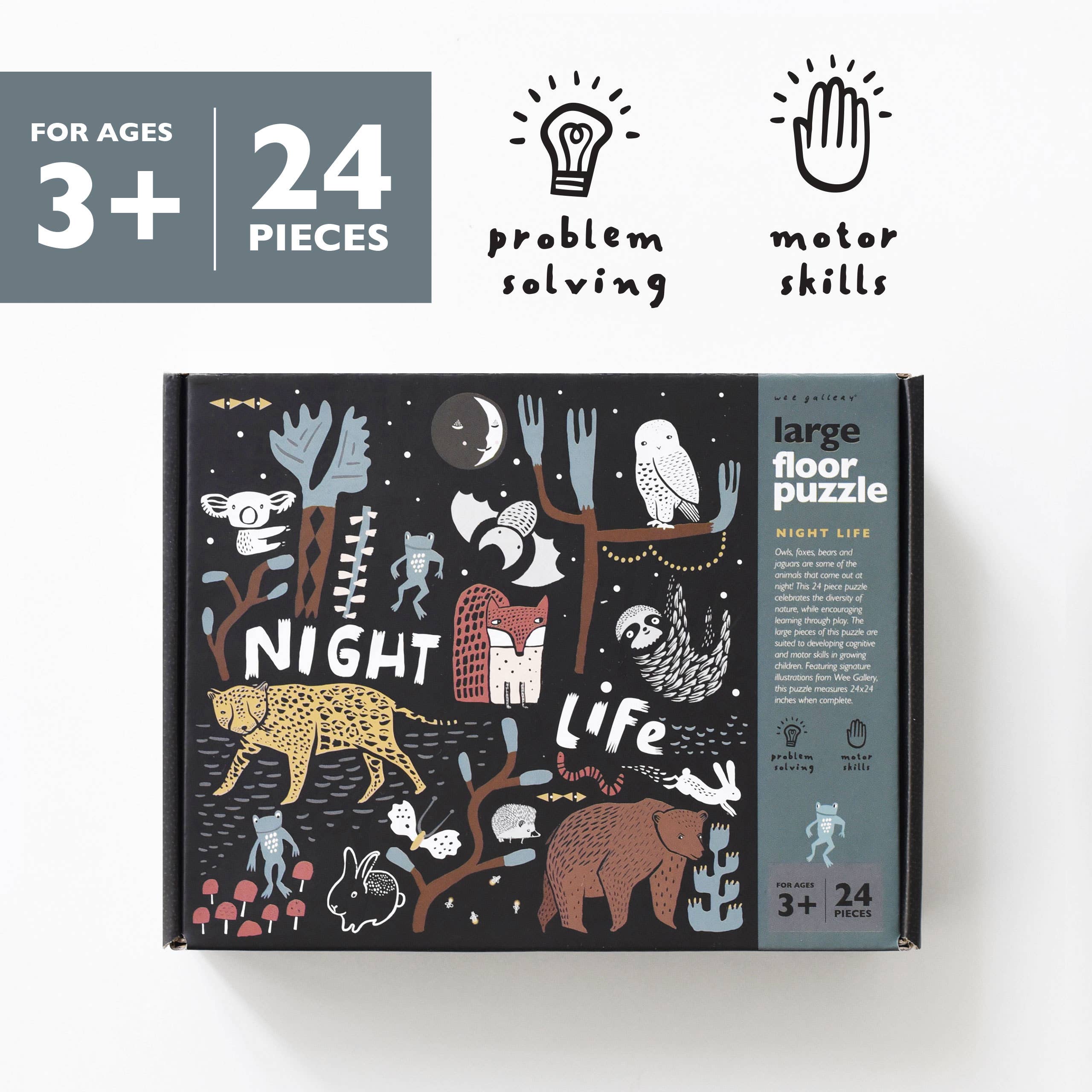 Wee Gallery - Night Life Floor Puzzle