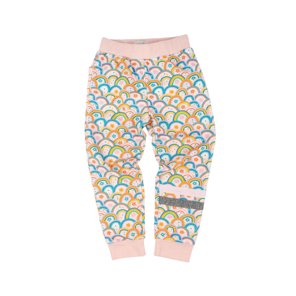 Ankle Sock Double Rainbow Window