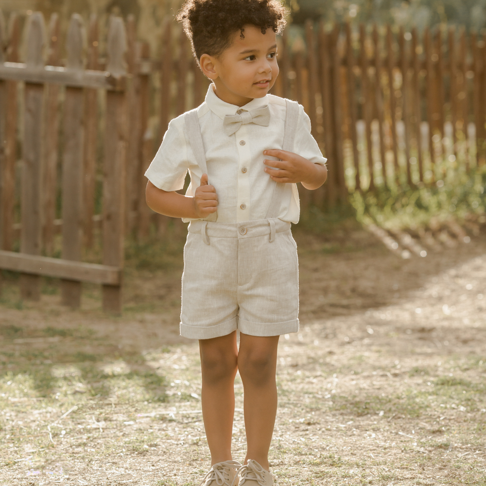 Suspender Short Linen