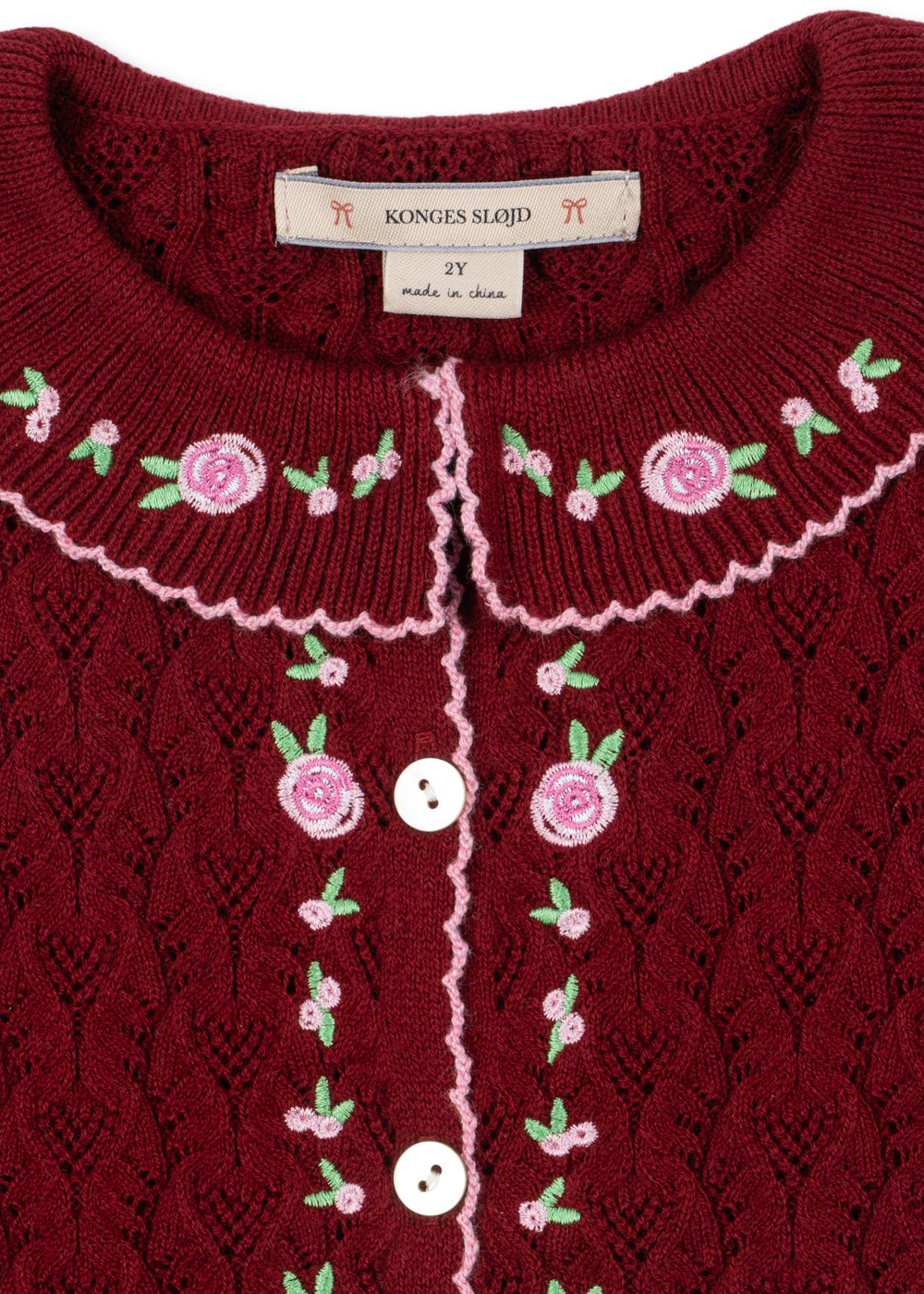 Rosier Cardigan - Pomegranate