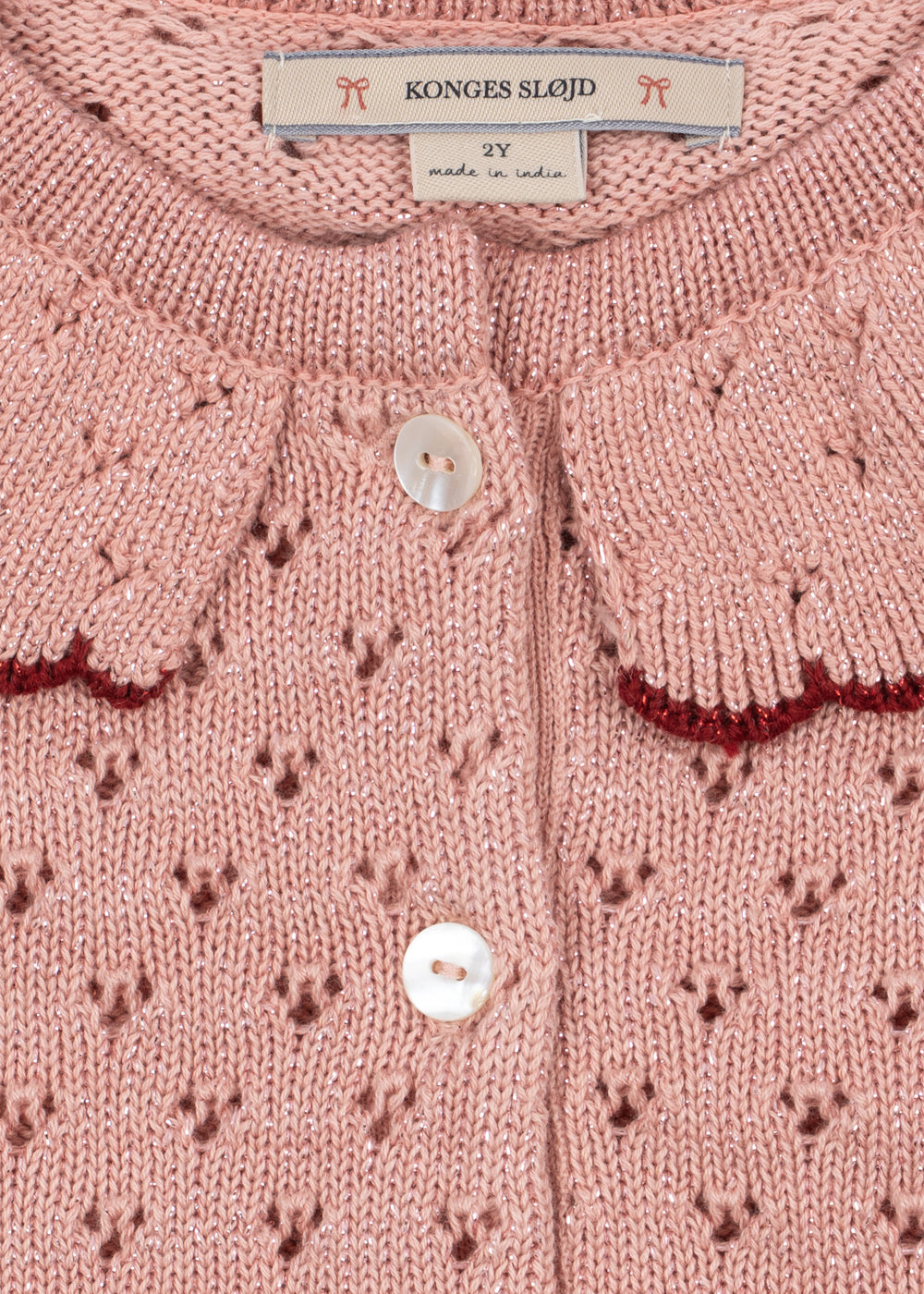 Holiday Cardigan - Mellow Rose