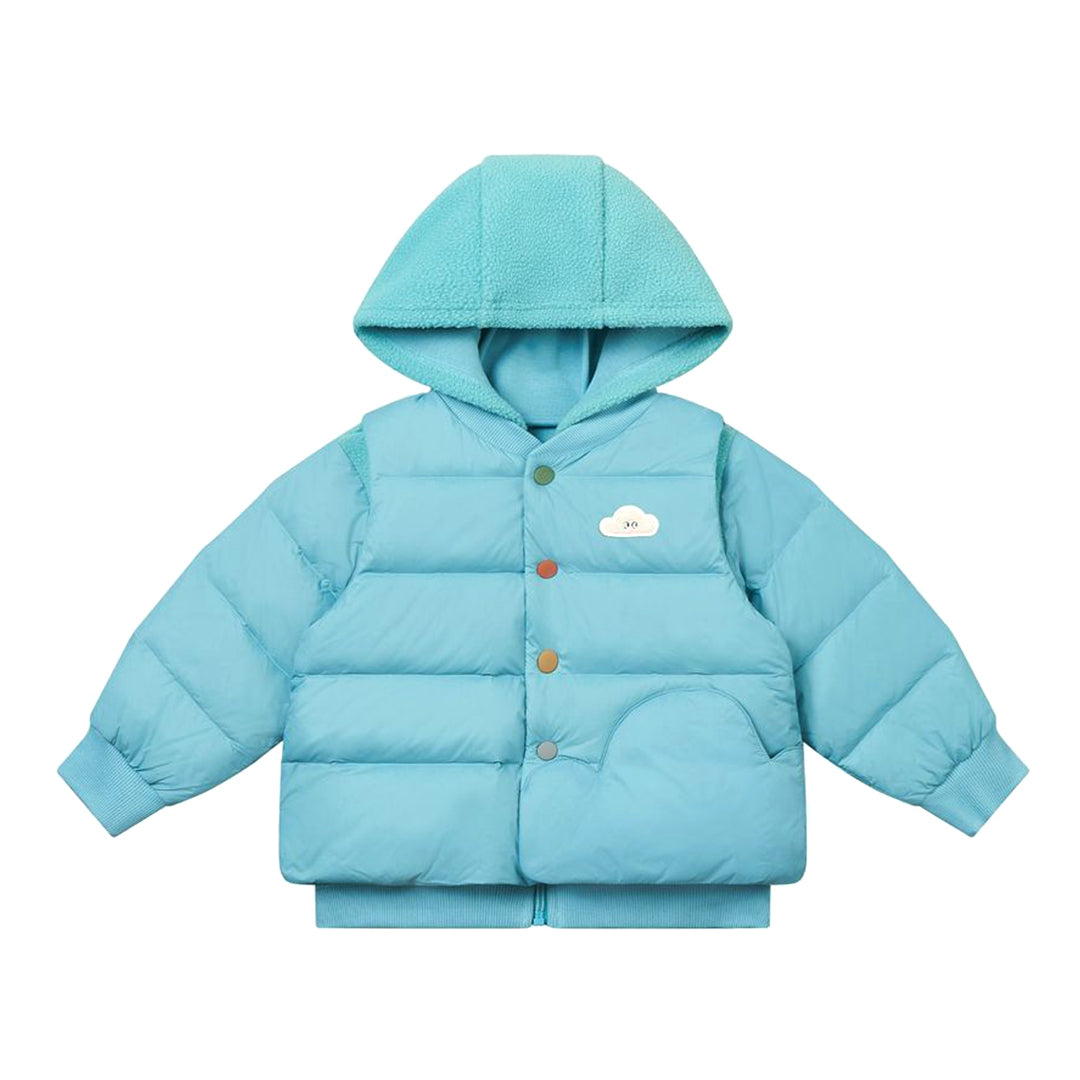 Down Fleece Jacket - Dreamy Blue