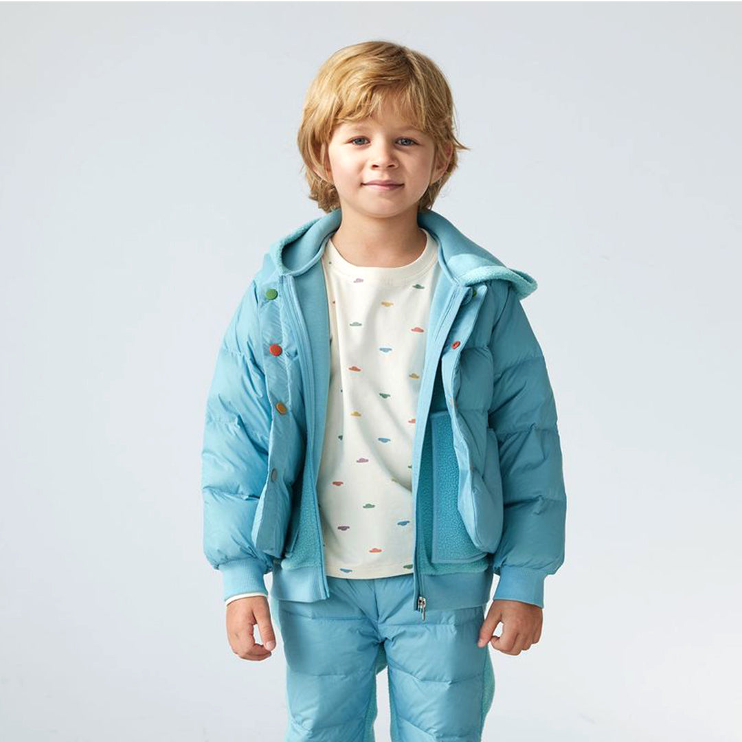 Down Fleece Jacket - Dreamy Blue