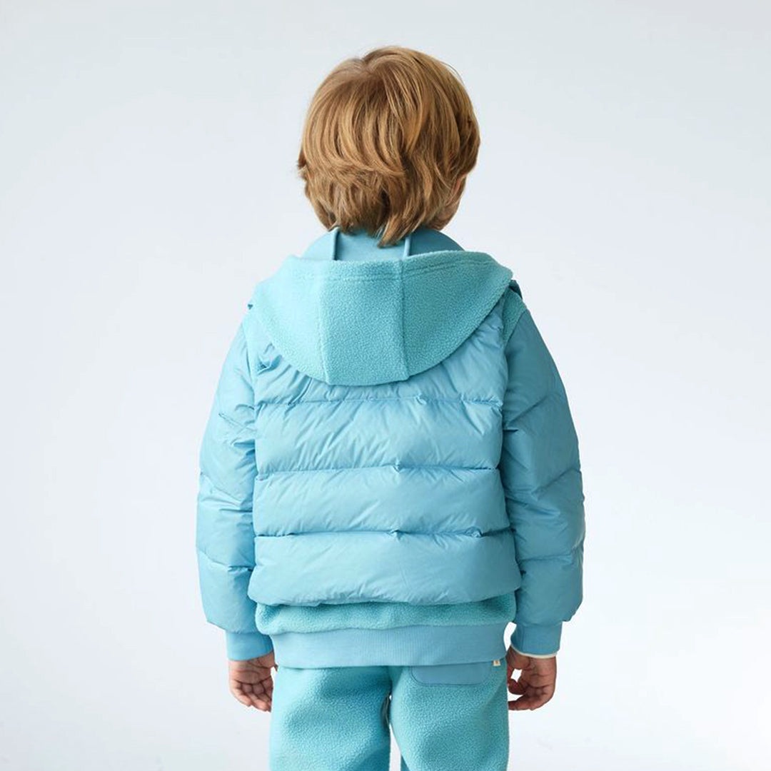 Down Fleece Jacket - Dreamy Blue