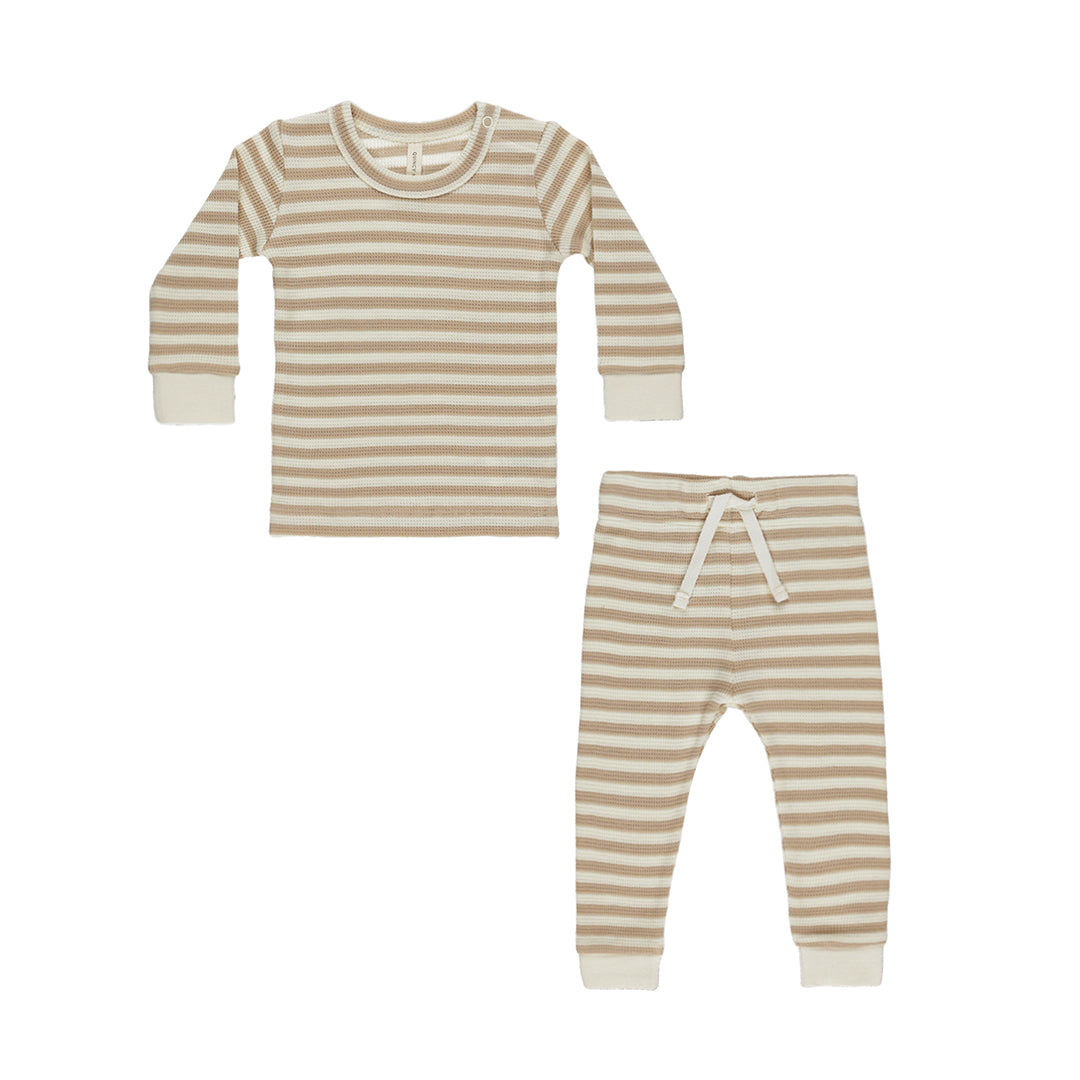 Waffle Top + Pant Set