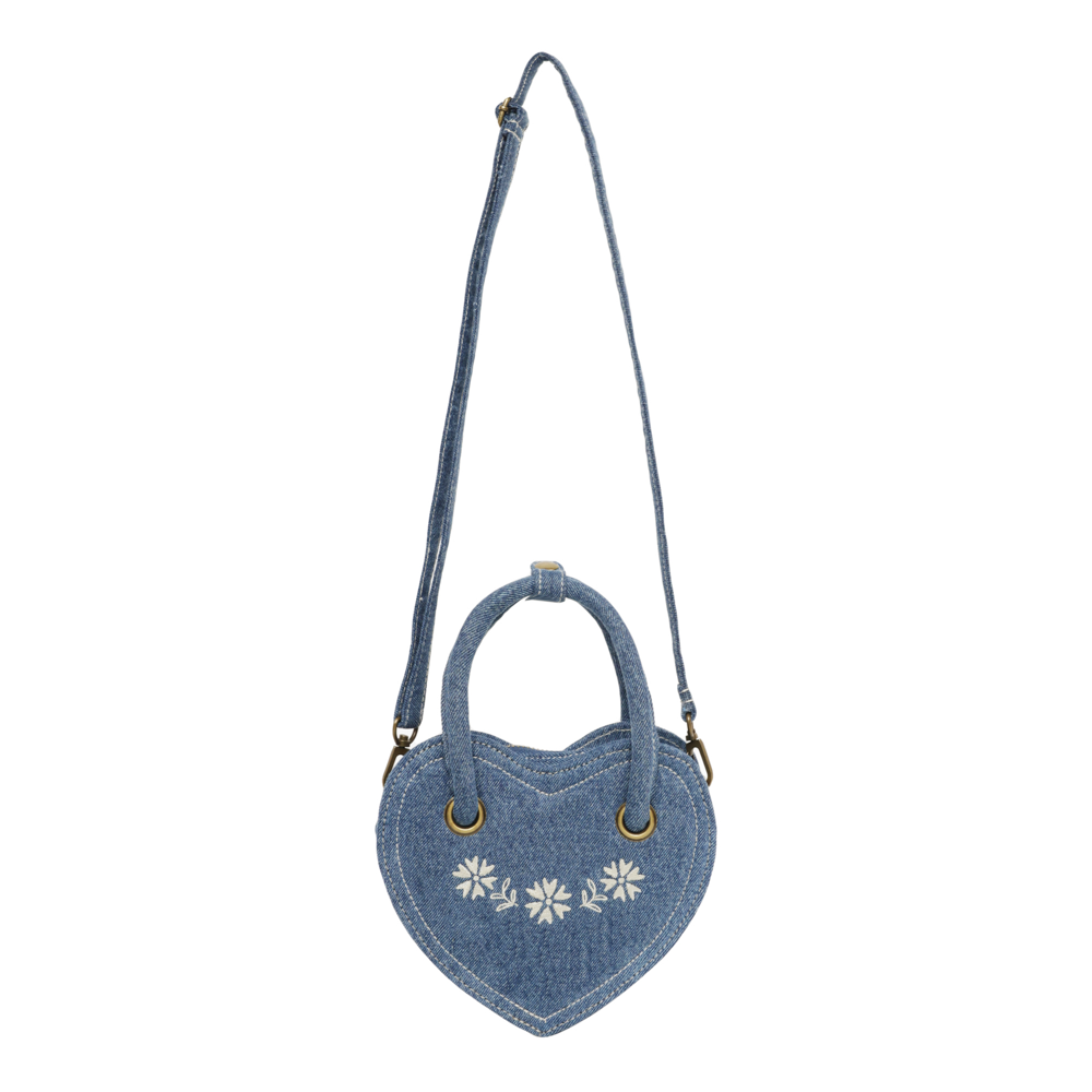 Heart Purse Indigo
