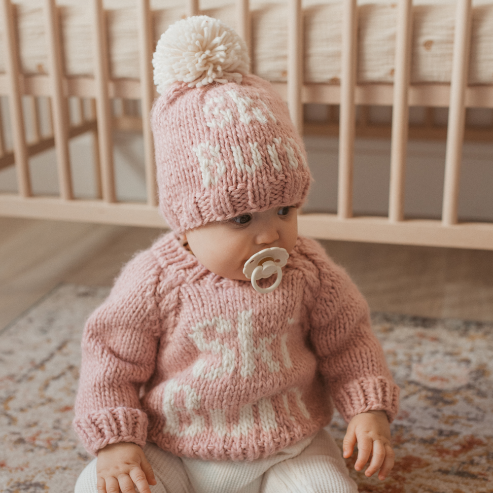 Ski Bum Crew Neck Sweater Rosey