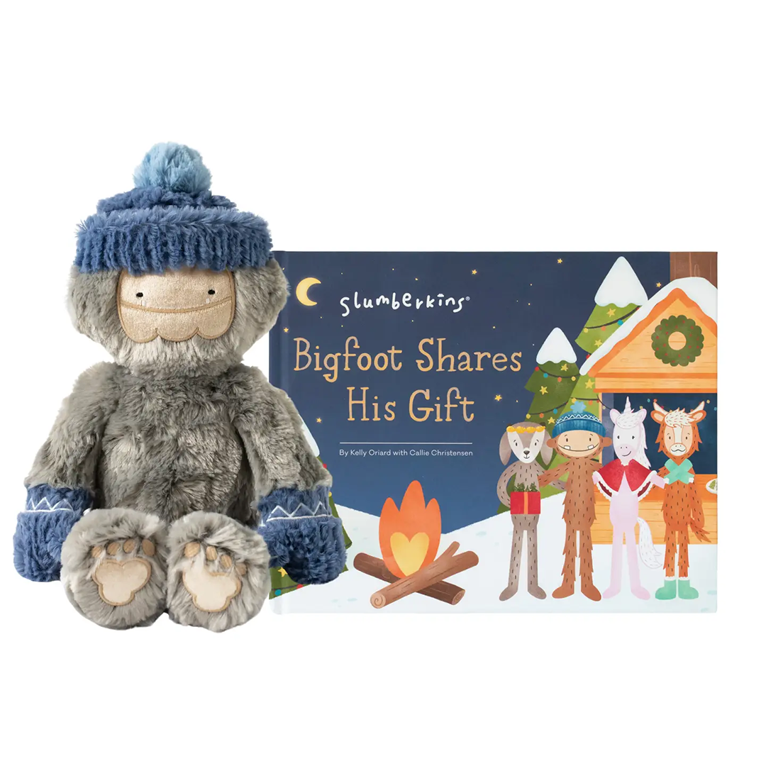 Shine Bright Big Foot Plush Set