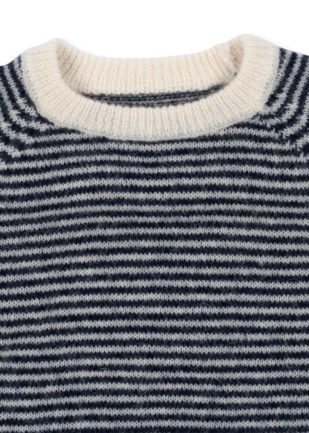 Berle Knit Sweater Blue/Butter