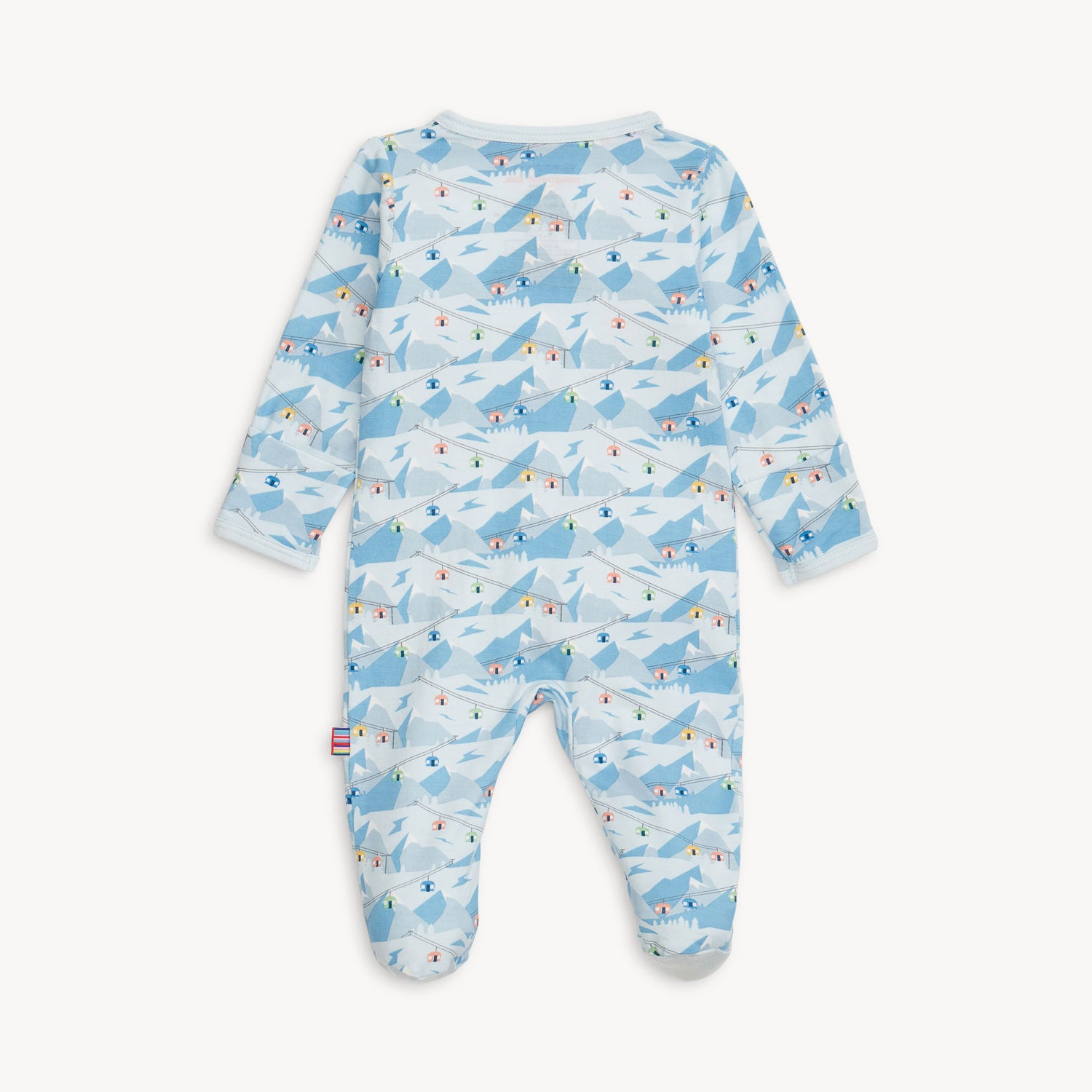 Blue Apres Chic Modal Magnetic Footie