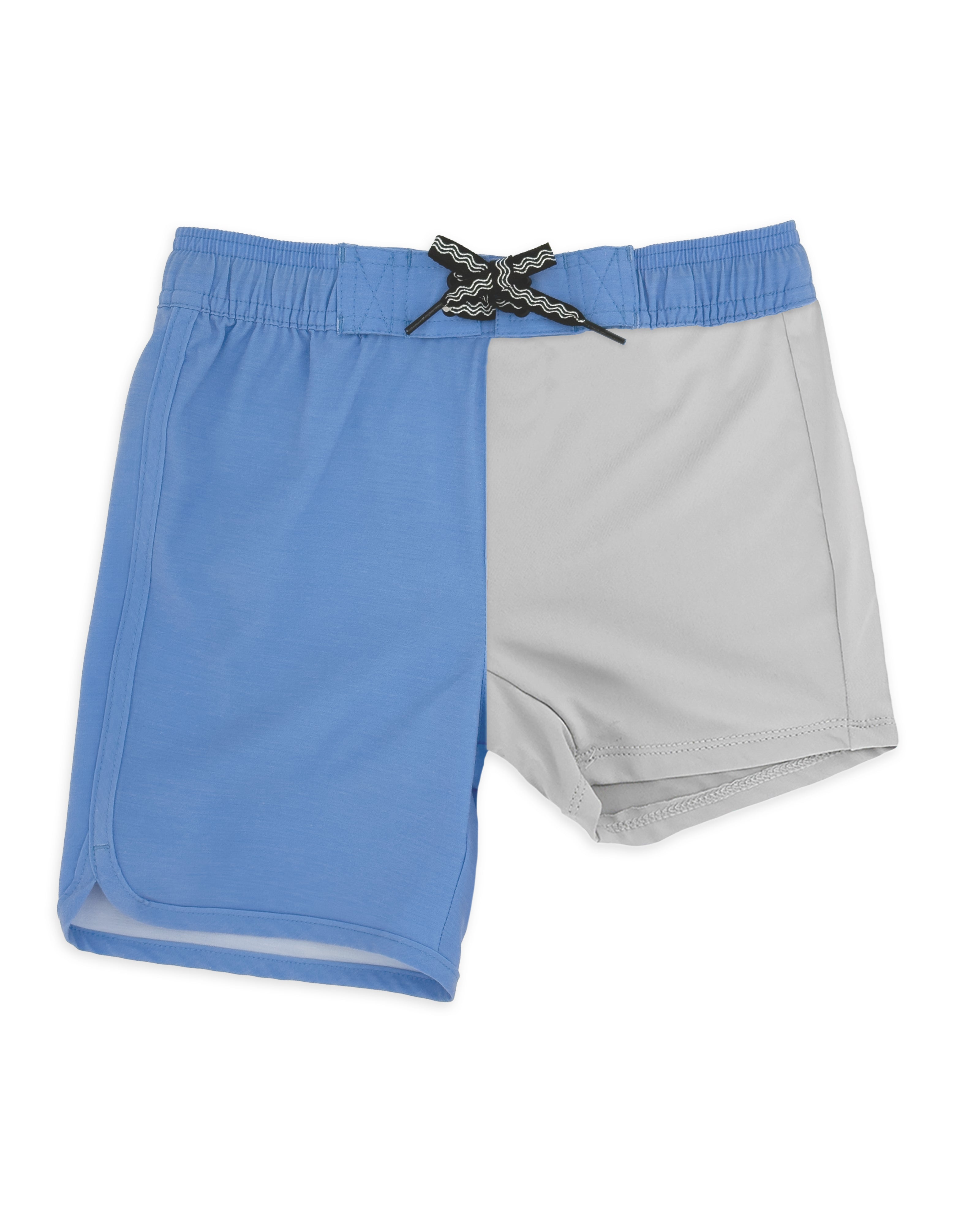 Scallop Board Short Blue Jay