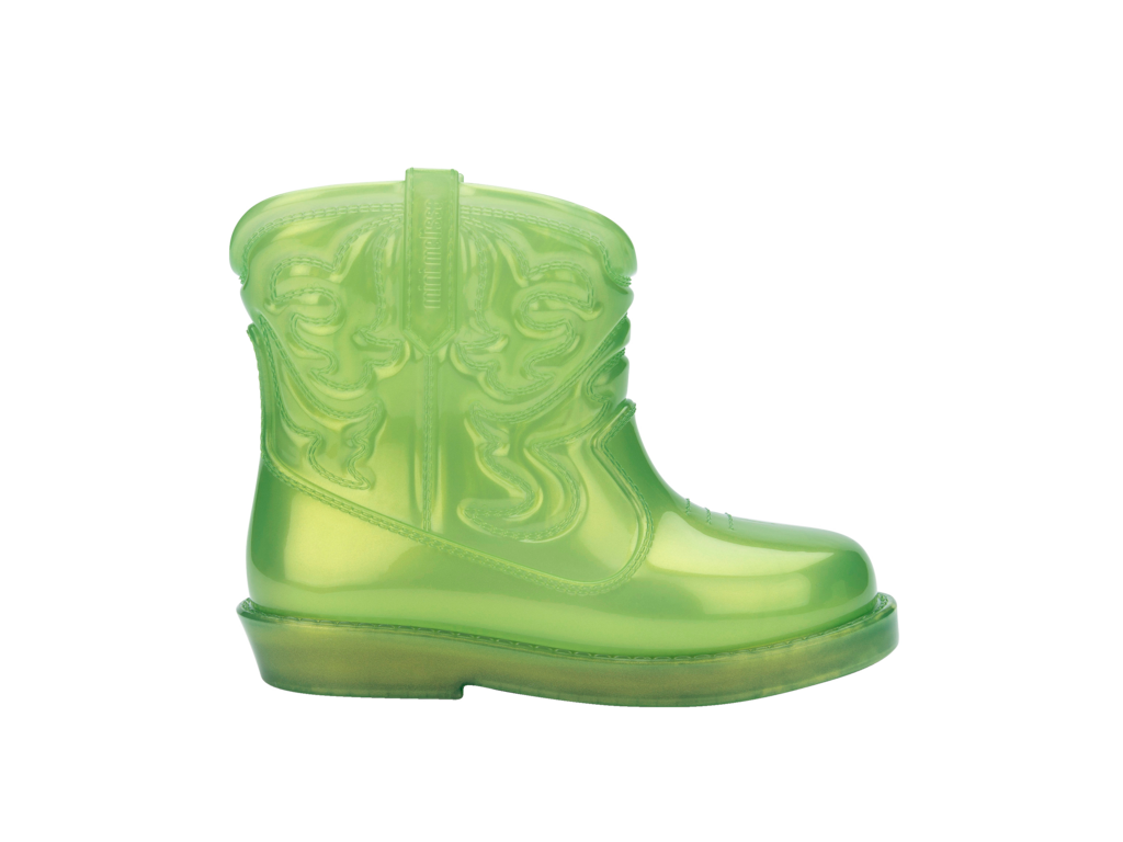 Mini Melissa Texas Boot Baby/ Pearly Green