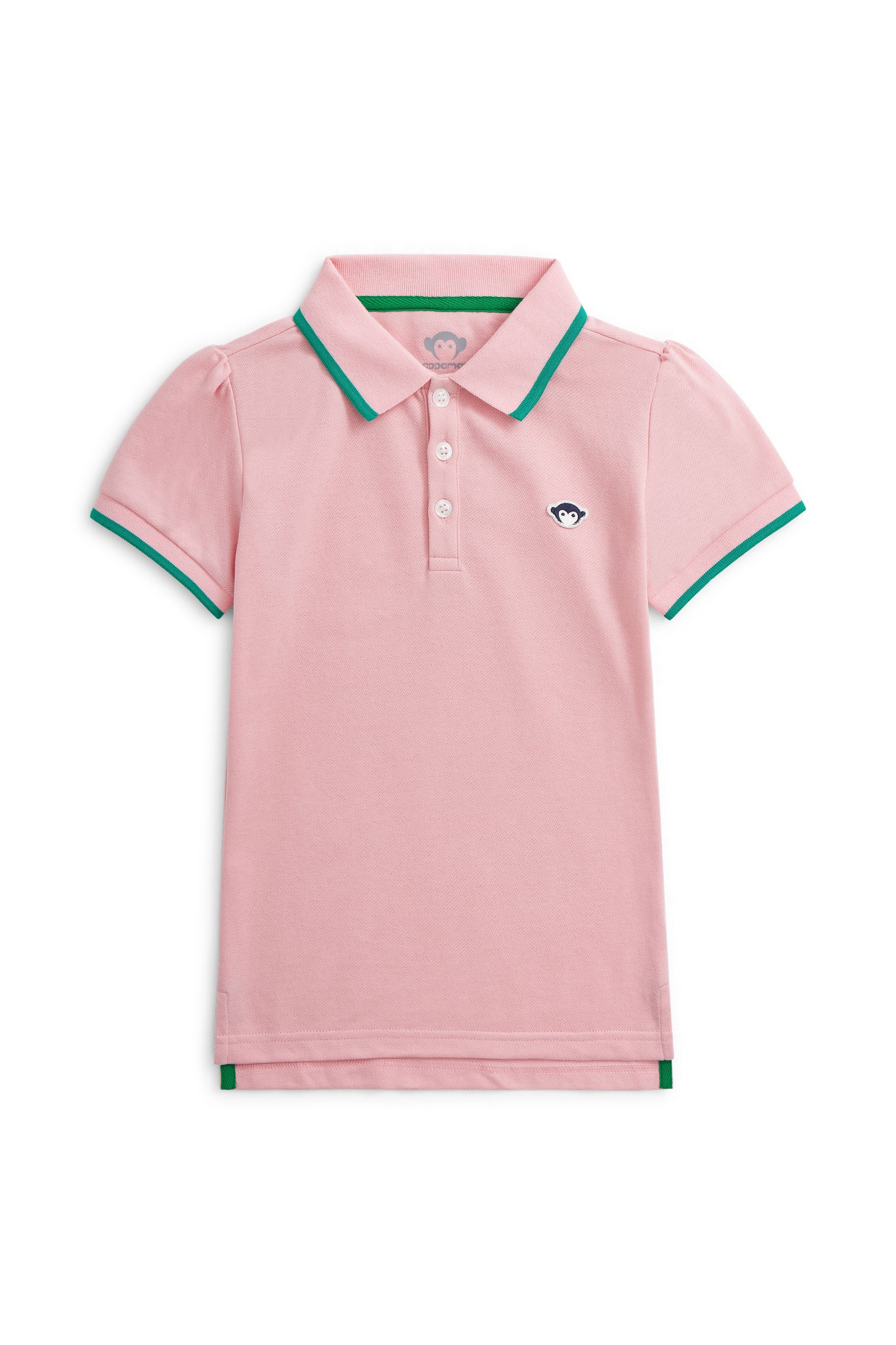 Puff Sleeve Polo Pink Mousse