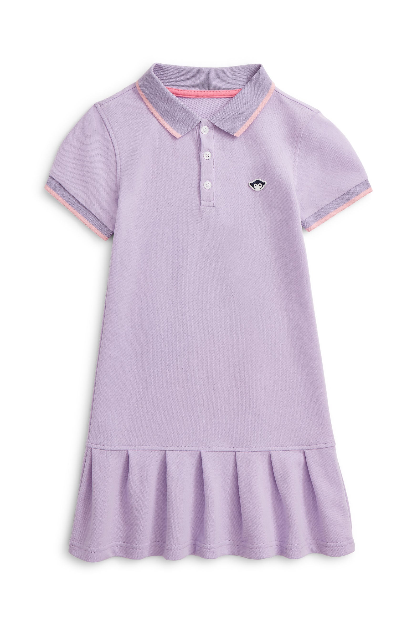 Polo Pleated Dress Lilac