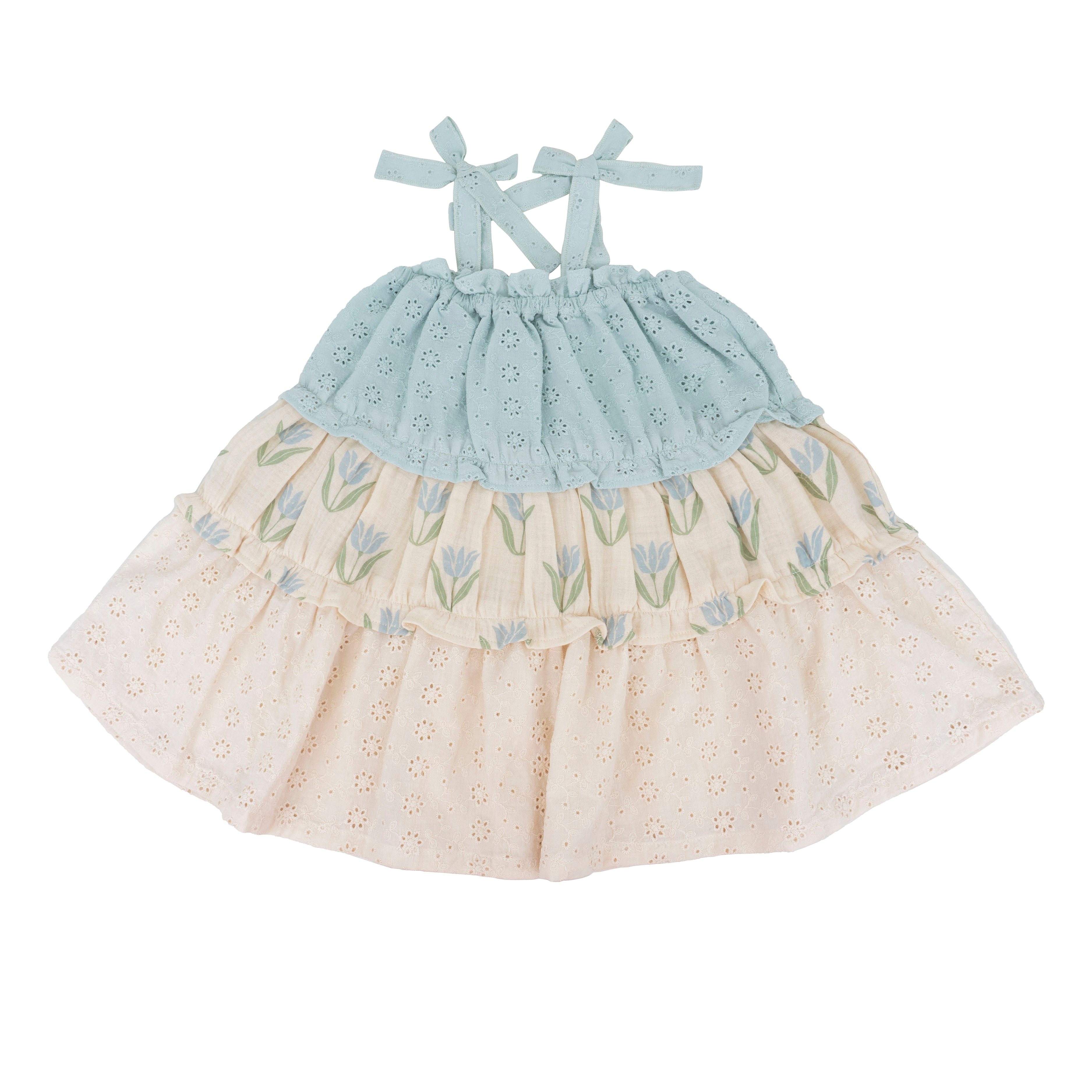 Amber Dress Blue Tulip