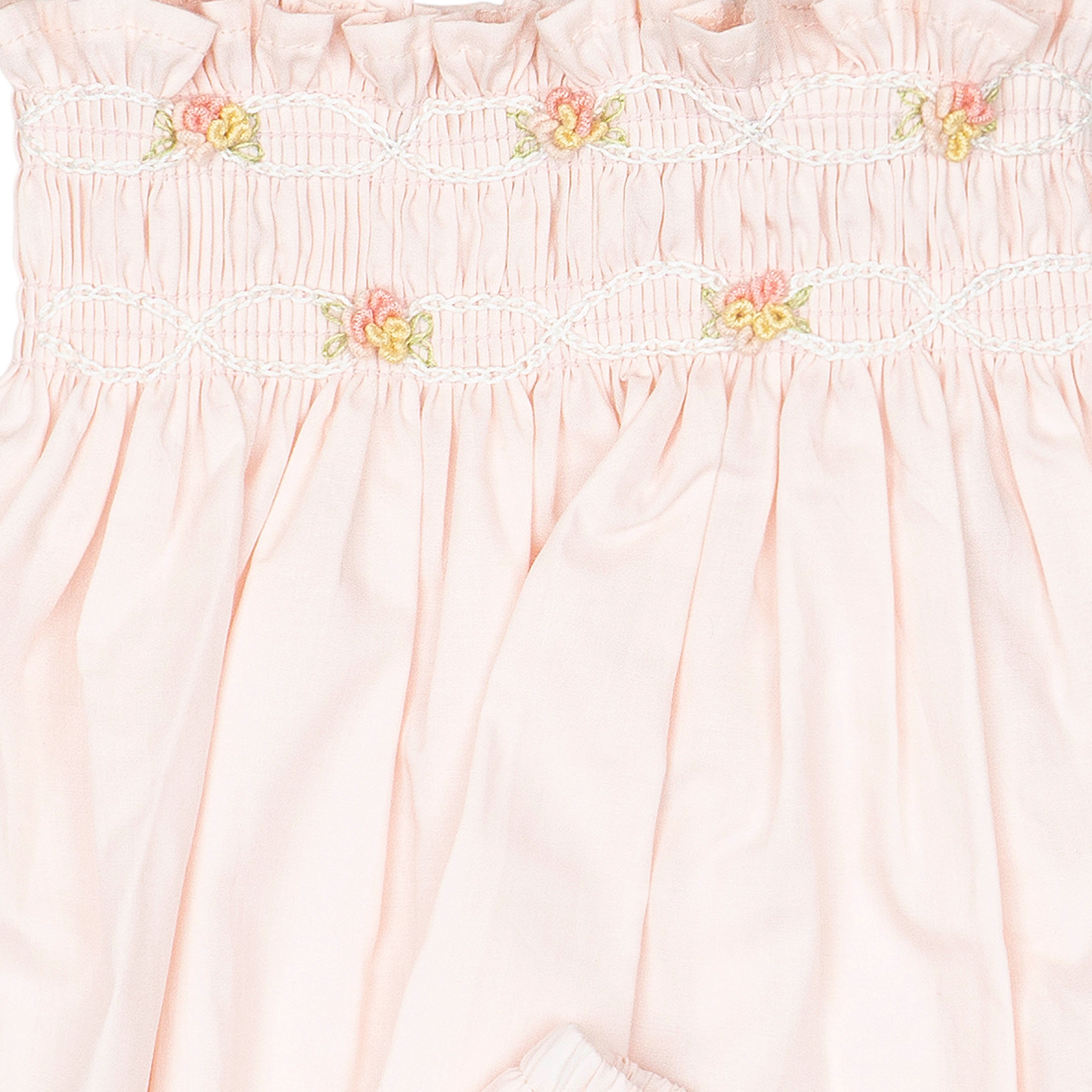 Embroidery Flutter Set Pink