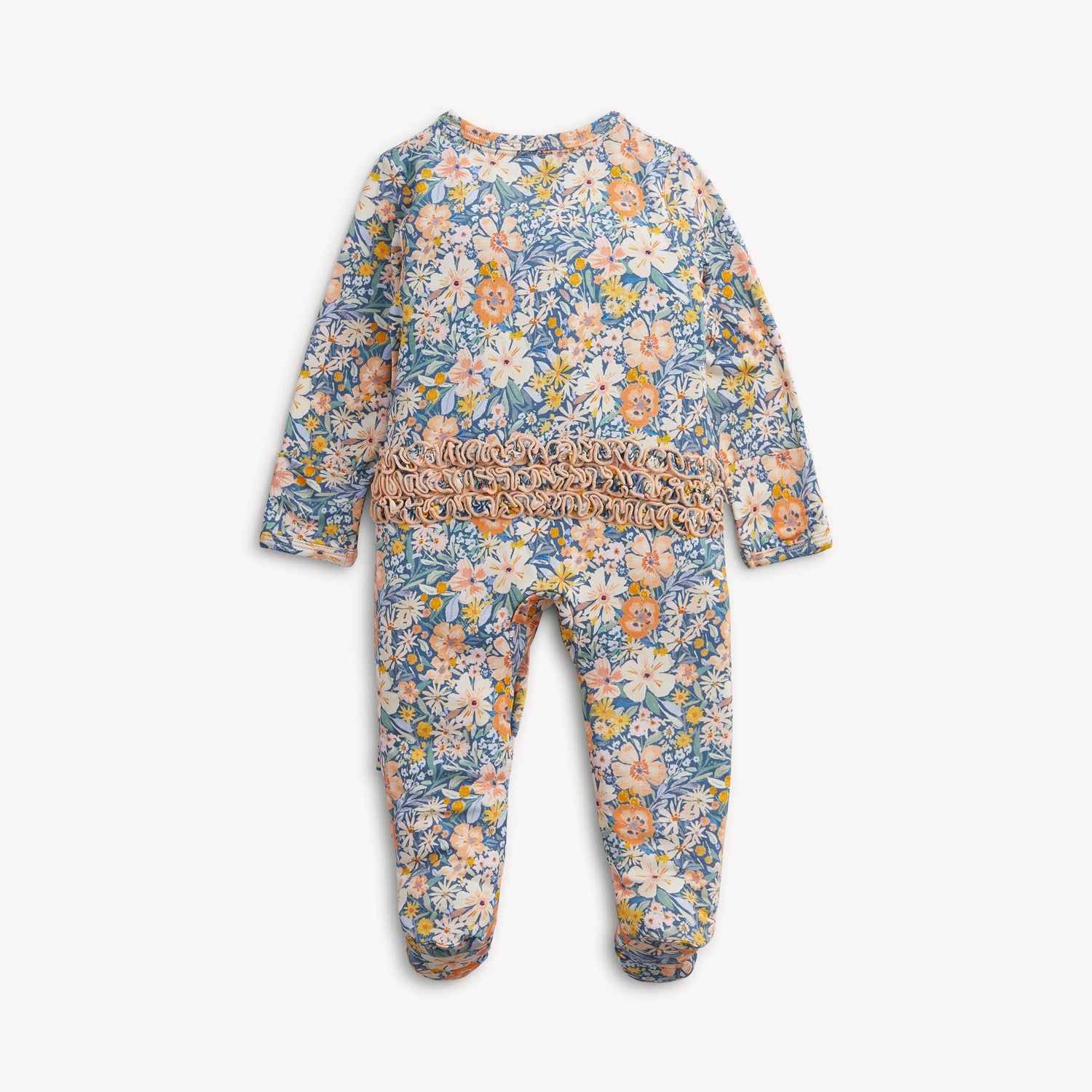 Flora Modal Magnetic Ruffle Footie